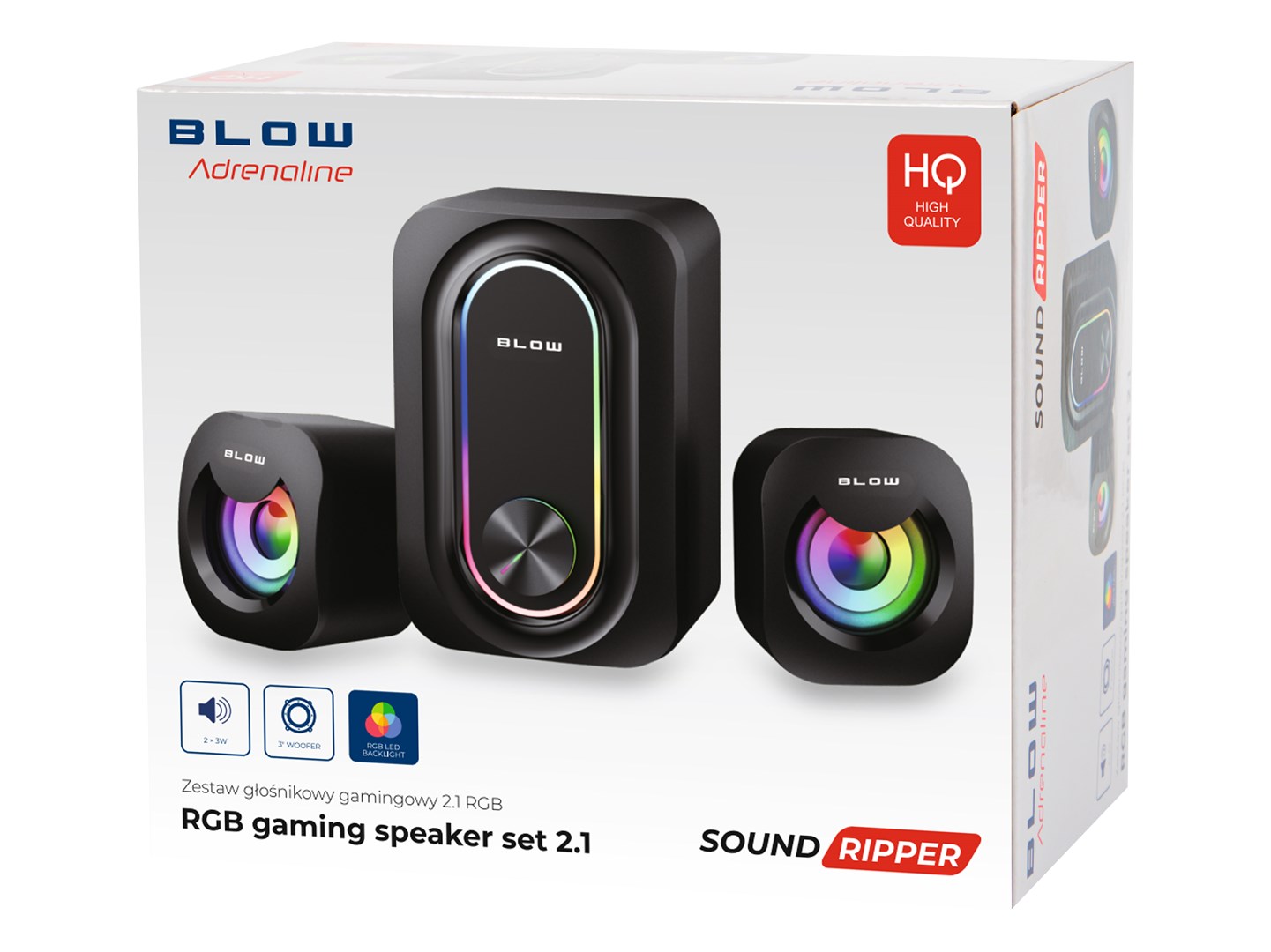 2.1 computer gaming speakers with subwoofer-1