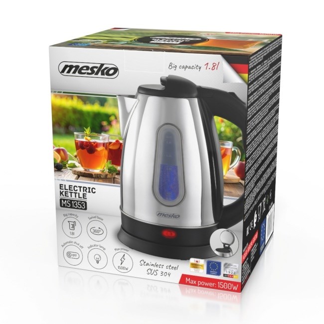 Kuhalo za vodu MESKO MS 1353 (1.8 L, inox)-7