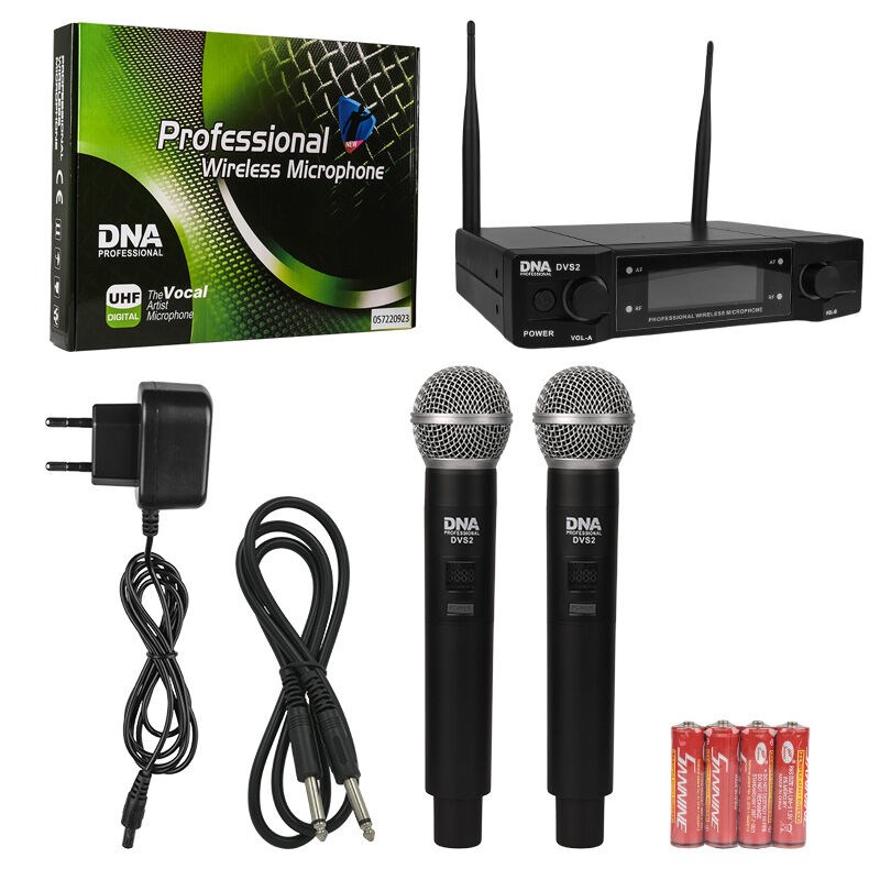 Bežični mikrofonski sustav DNA PROFESSIONAL DVS2 (2 ručna mikrofona, 560-590 MHz)-4