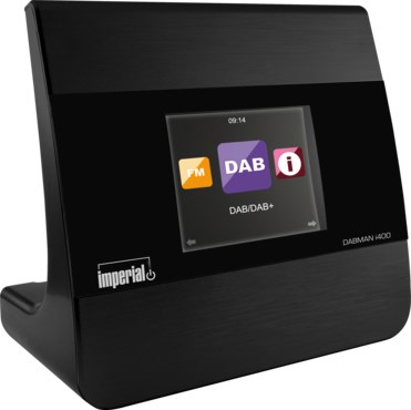 Hibridni radio tuner IMPERIAL Dabman i400 (DAB+/FM/Internet/BT) crna boja