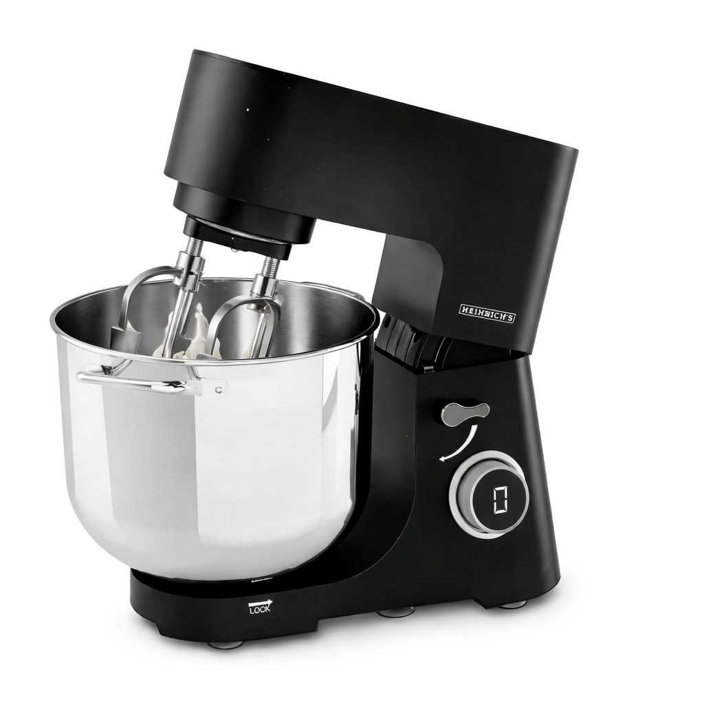 Kuhinjski robot HEINRICH'S HKM 8150 (2500 W, 15 L) crna boja