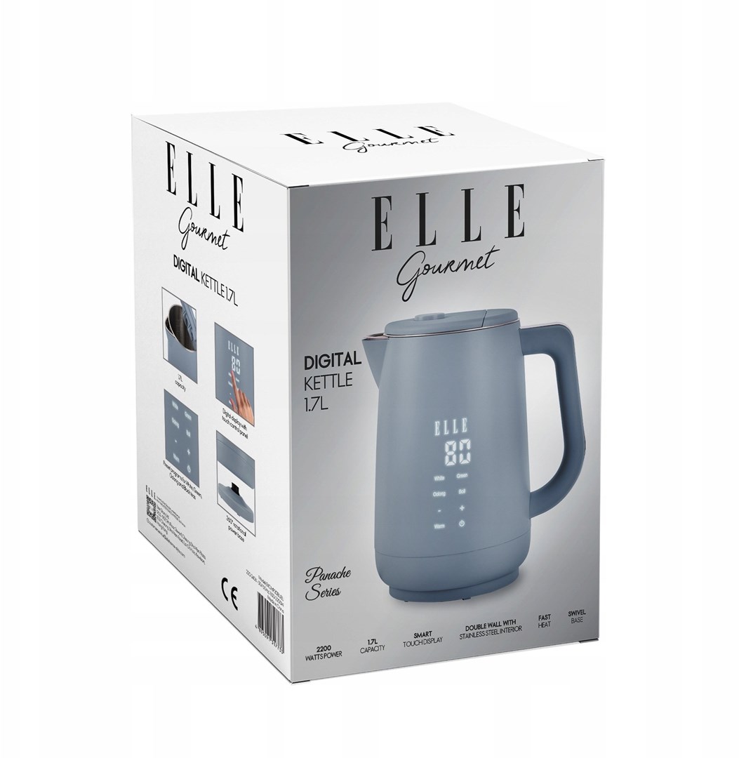Kuhalo za vodu ELLE HOME 1.7L ELK001B, plava boja-2