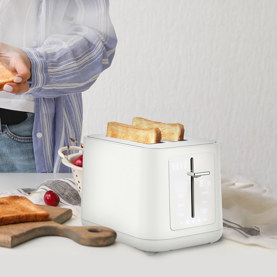 Toster ELLE HOME ELT2001-GS (2 utora, bijela boja)-4