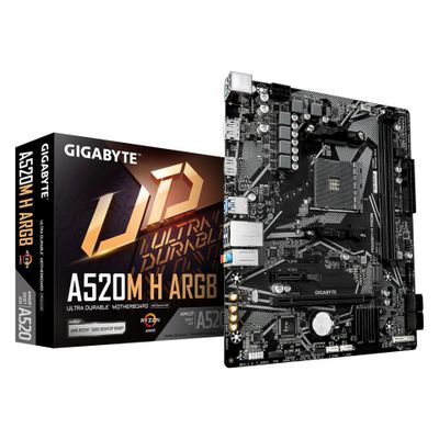 Matična ploča GIGABYTE A520M H (Socket AM4, AMD A520, Micro-ATX)-3