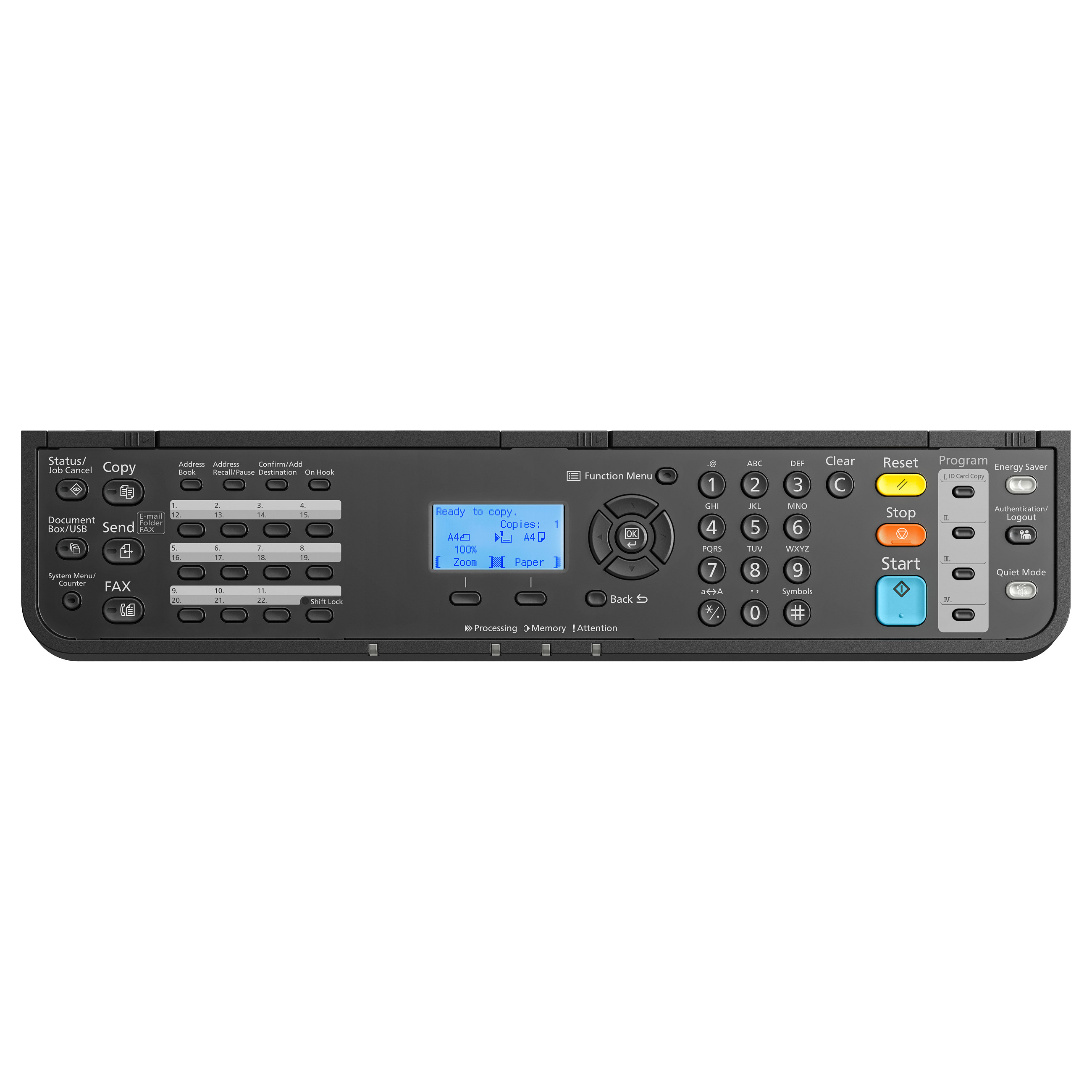 Multifunkcijski printer KYOCERA ECOSYS MA4000fx (laserski, mono, ispis/kopiranje/skeniranje/fax, A4, 40 ppm, ADF, duplex, USB, Ethernet, sivo-crna boja)-3