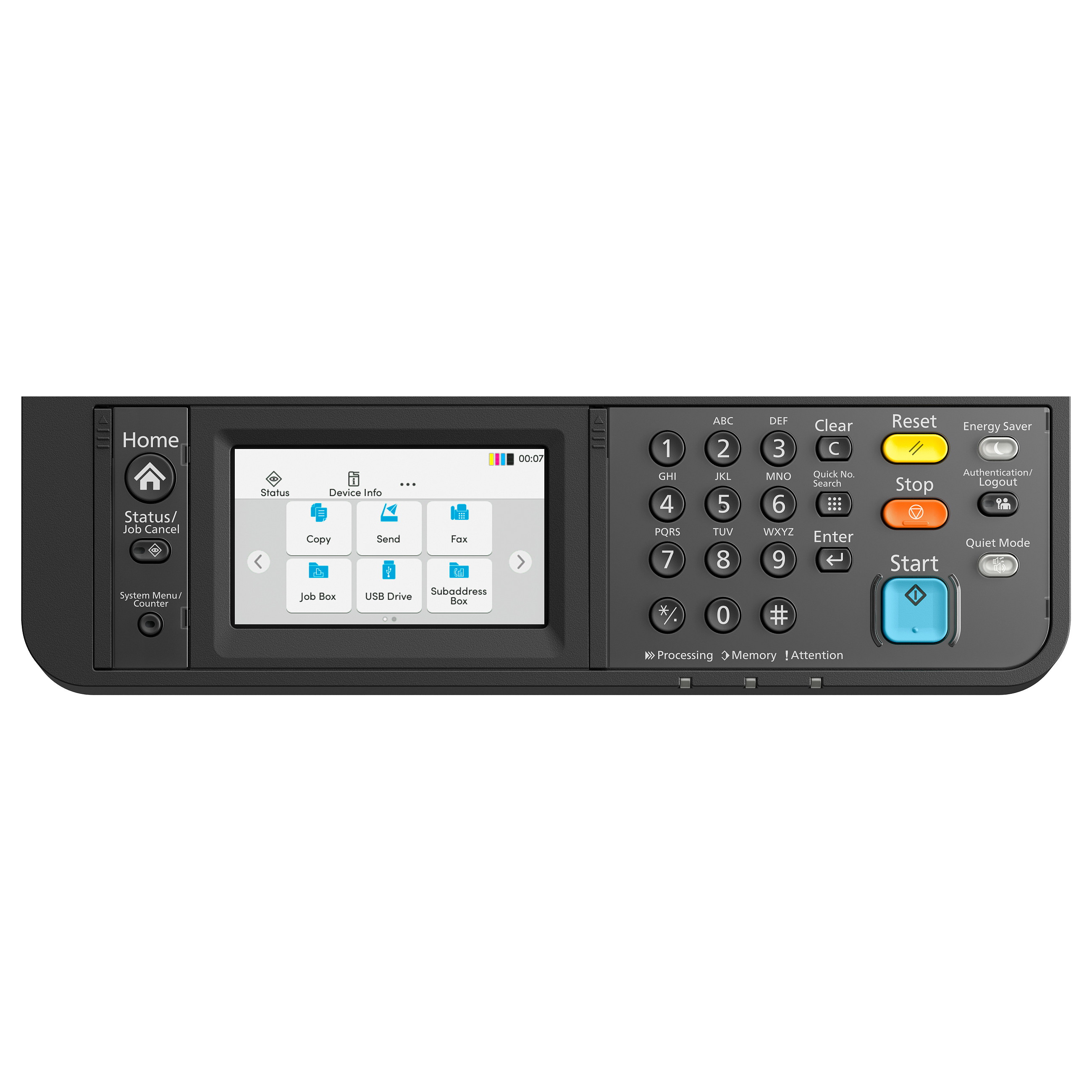 Multifunkcijski printer KYOCERA ECOSYS MA2600cfx (laserski, u boji, ispis/kopiranje/skeniranje/fax, A4, 26 ppm, duplex, USB, LAN, siva/crna boja)-6