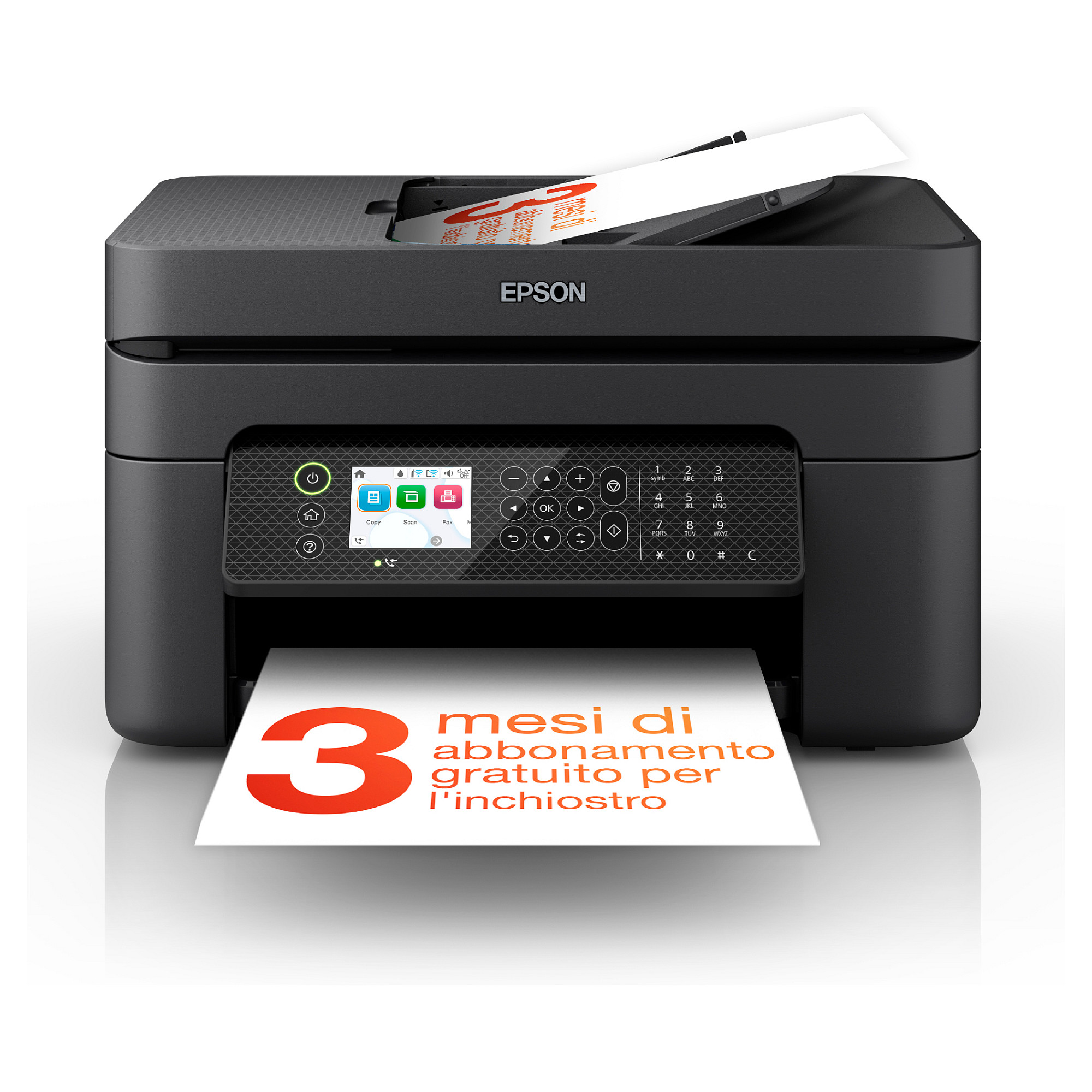 Multifunkcijski printer EPSON WorkForce WF-2950DWF (tintni, u boji, ispis/kopiranje/skeniranje/fax, A4, ADF, duplex, Wi-Fi, crna boja)-0