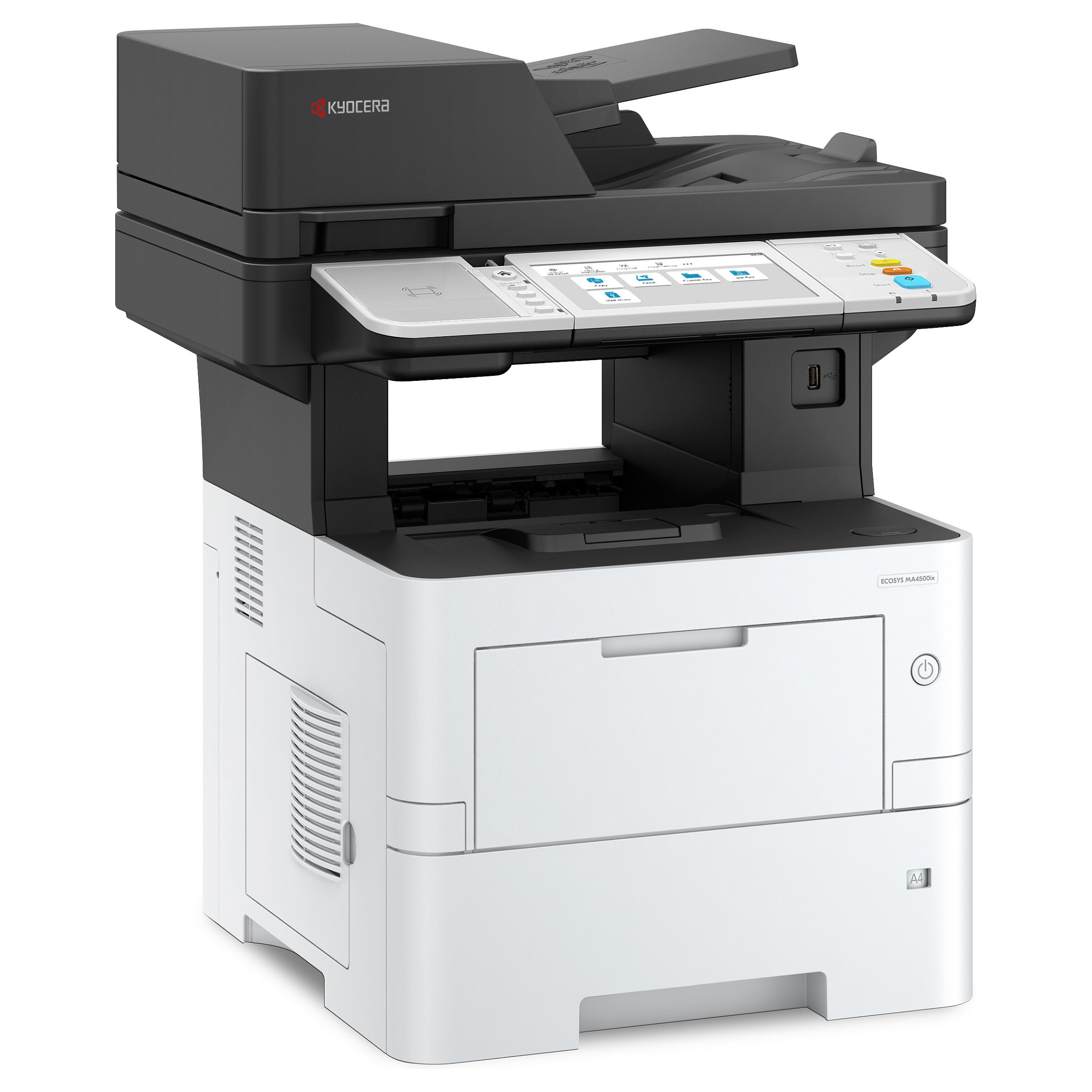 Multifunkcijski printer KYOCERA ECOSYS MA4500ix (laserski, mono, ispis/kopiranje/skeniranje, A4, 45 ppm, ADF, duplex, USB, Ethernet, sivo-crna boja)-3
