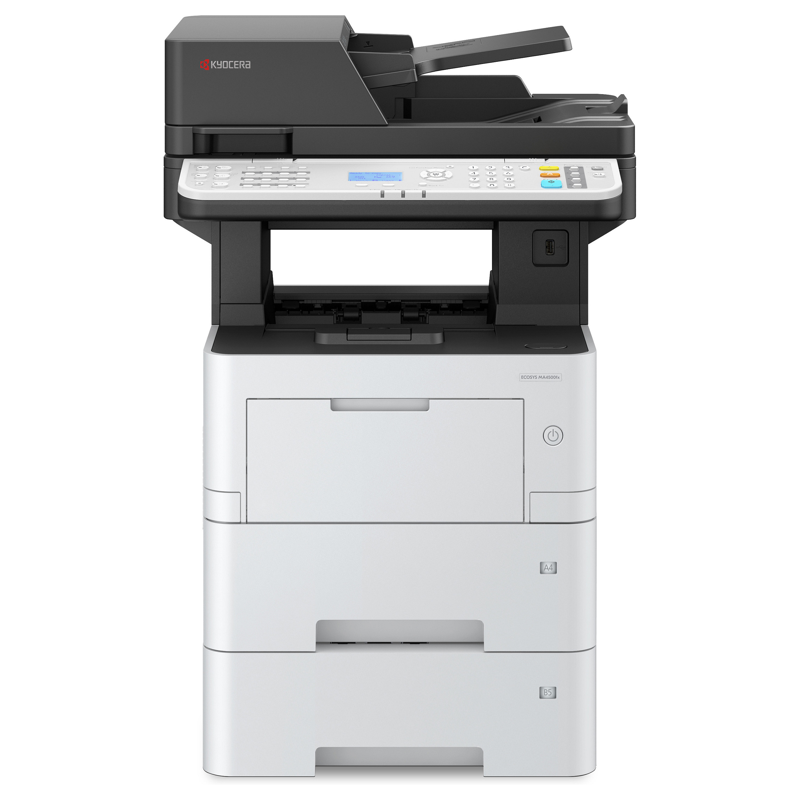 Multifunkcijski printer KYOCERA ECOSYS MA4500fx (laserski, mono, ispis/kopiranje/skeniranje/fax, A4, 45 ppm, duplex, USB, Ethernet, sivo-crna boja)-5