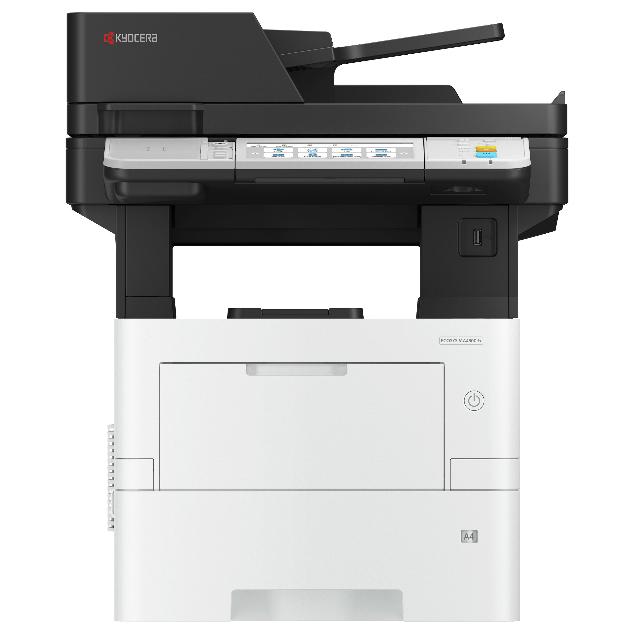 Multifunkcijski printer KYOCERA ECOSYS MA4500ifx (laserski, mono, ispis/kopiranje/skeniranje/fax, A4, 45 ppm, duplex, USB, Ethernet, sivo-crna boja)-1