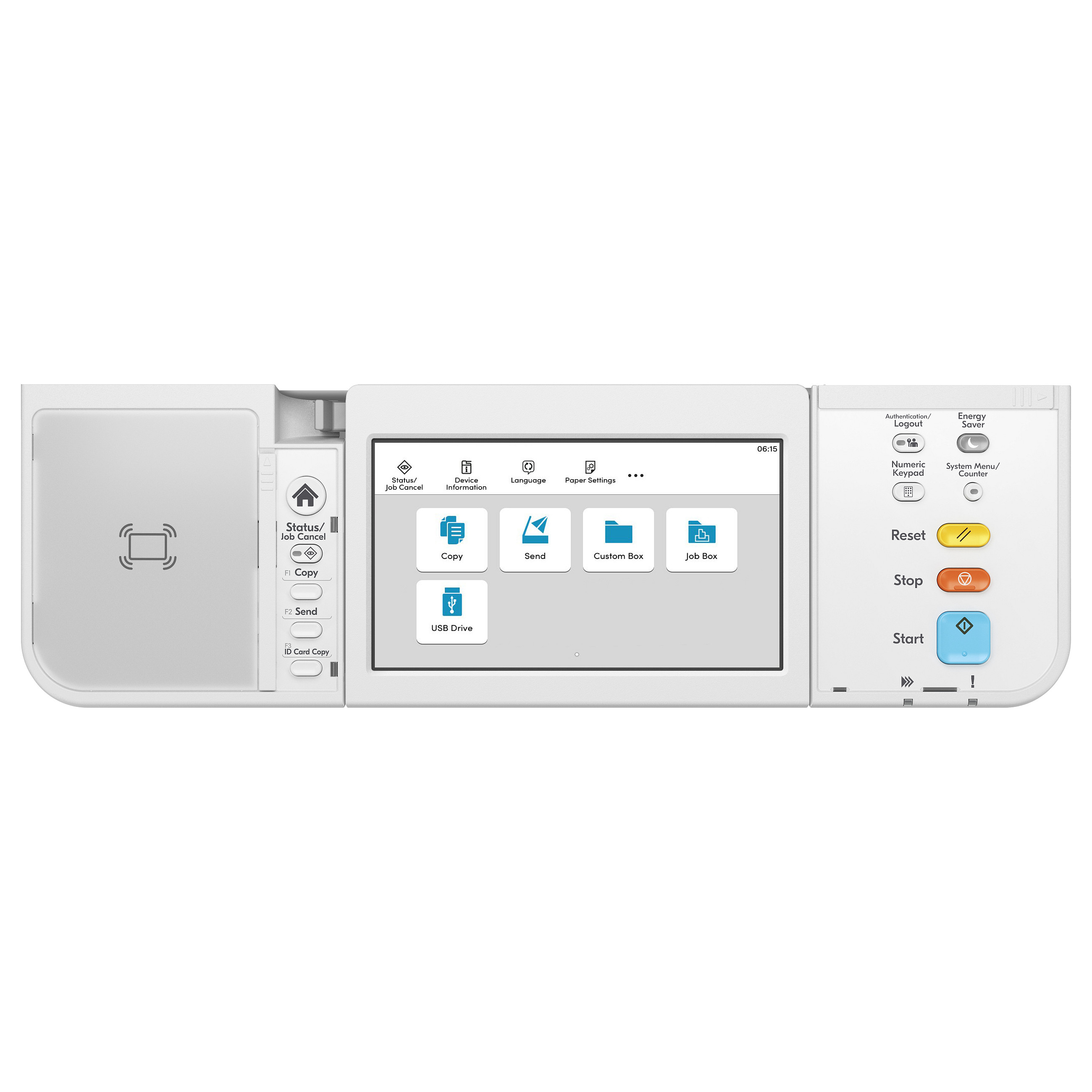 Multifunkcijski printer KYOCERA ECOSYS MA4500ifx (laserski, mono, ispis/kopiranje/skeniranje/fax, A4, 45 ppm, duplex, USB, Ethernet, sivo-crna boja)-4