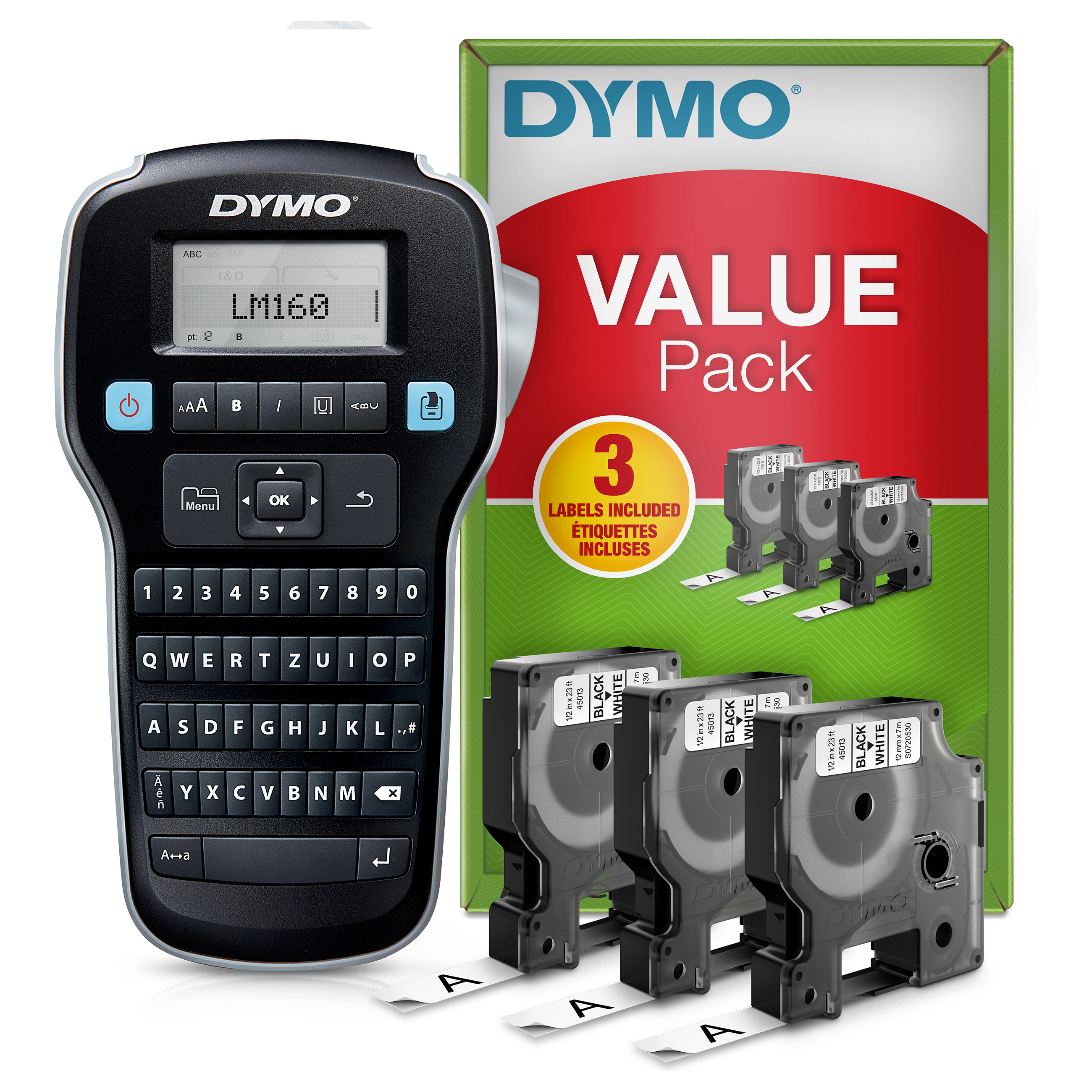 Ručni pisač naljepnica DYMO LabelManager 160 Starter Set (QWERTZ tipkovnica)