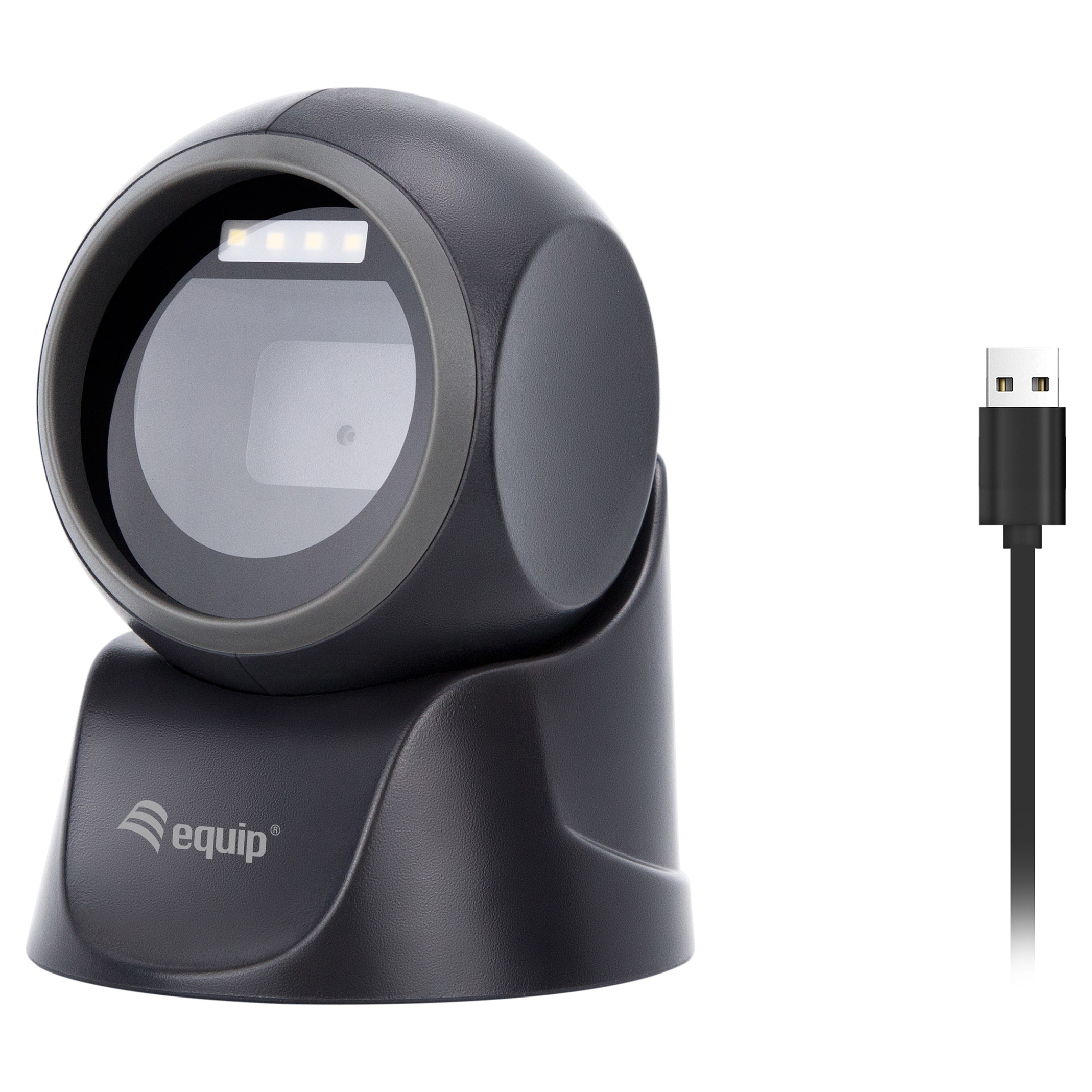 Stolni 2D barkod skener EQUIP 128920, USB, crna boja-4