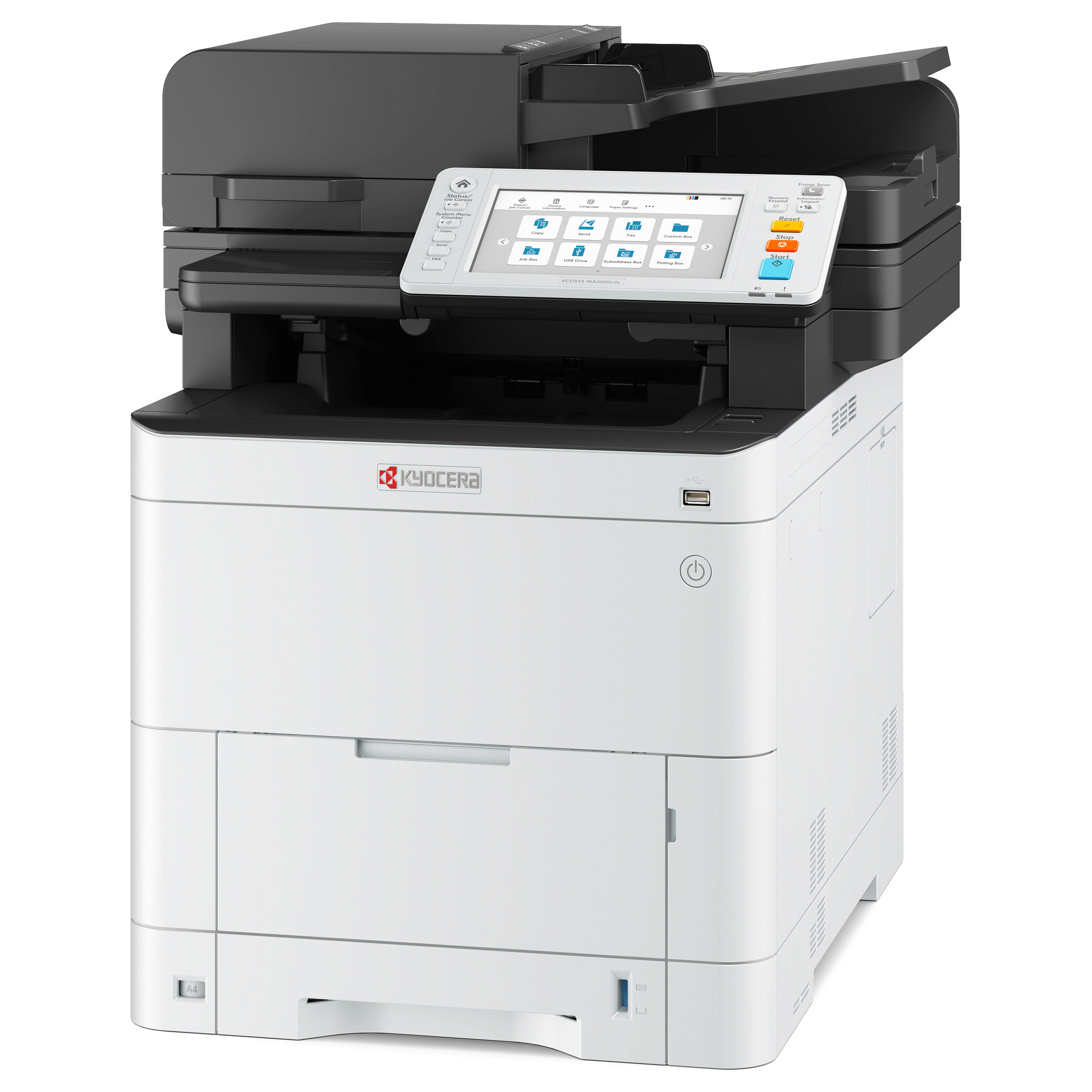 Multifunkcijski printer KYOCERA ECOSYS MA3500cifx (laserski, u boji, ispis/kopiranje/skeniranje/fax, A4, 35 ppm, duplex, USB, Ethernet, sivo-crna boja)-2