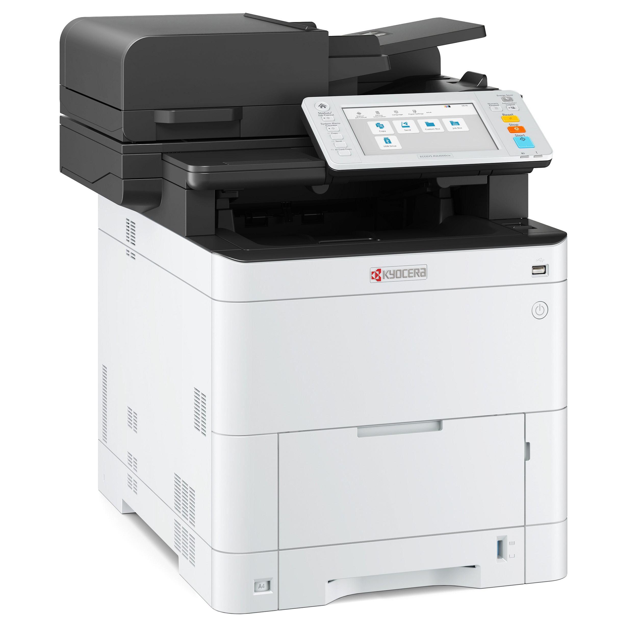 Multifunkcijski printer KYOCERA ECOSYS MA4000cix (laserski, u boji, ispis/kopiranje/skeniranje, A4, 40 ppm, duplex, USB, Ethernet, sivo-crna boja)-1