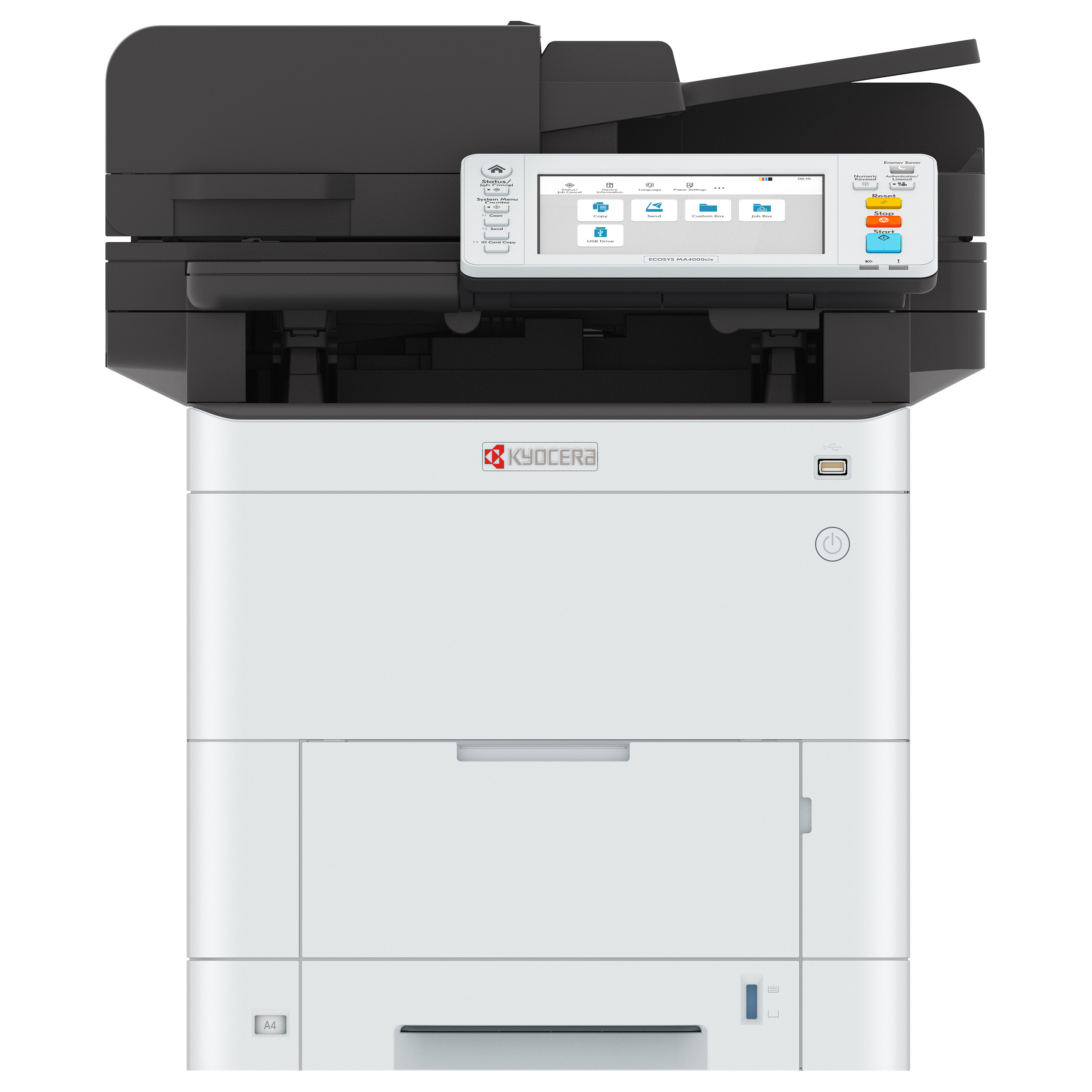 Multifunkcijski printer KYOCERA ECOSYS MA4000cifx (laserski, u boji, ispis/kopiranje/skeniranje/fax, A4, 40 ppm, ADF, duplex, USB, Ethernet, sivo-crna boja)-4
