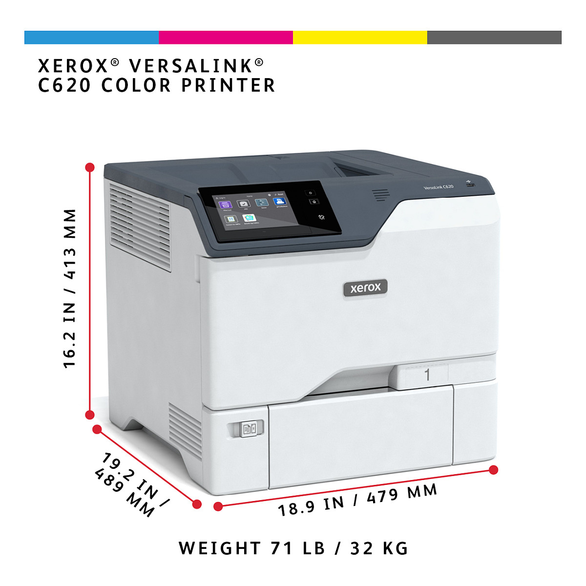 Printer XEROX VersaLink C620 (laserski, u boji, A4, 52 ppm, duplex, Ethernet)-20