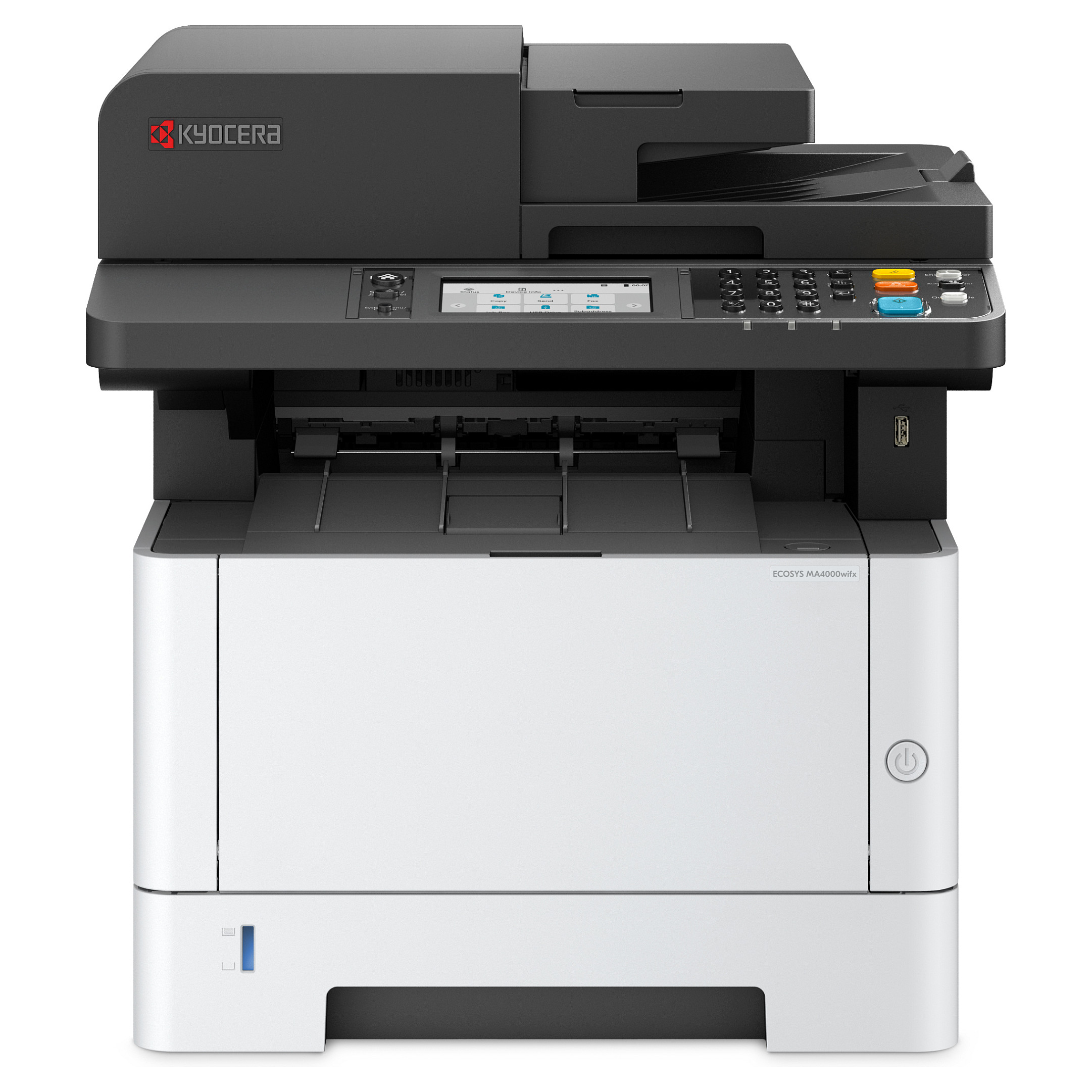 Multifunkcijski printer KYOCERA ECOSYS MA4000wifx (laserski, mono, ispis/kopiranje/skeniranje/fax, A4, 40 ppm, ADF, duplex, Wi-Fi, Ethernet, USB)