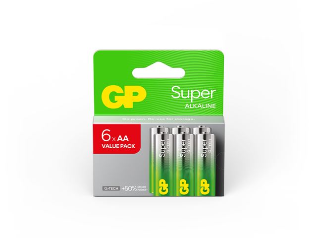 Baterije GP Super Alkaline AA LR6 (6 kom)-0