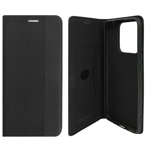 Preklopna torbica MAX MOBILE Shell Elegante za HONOR X6, crna boja-0
