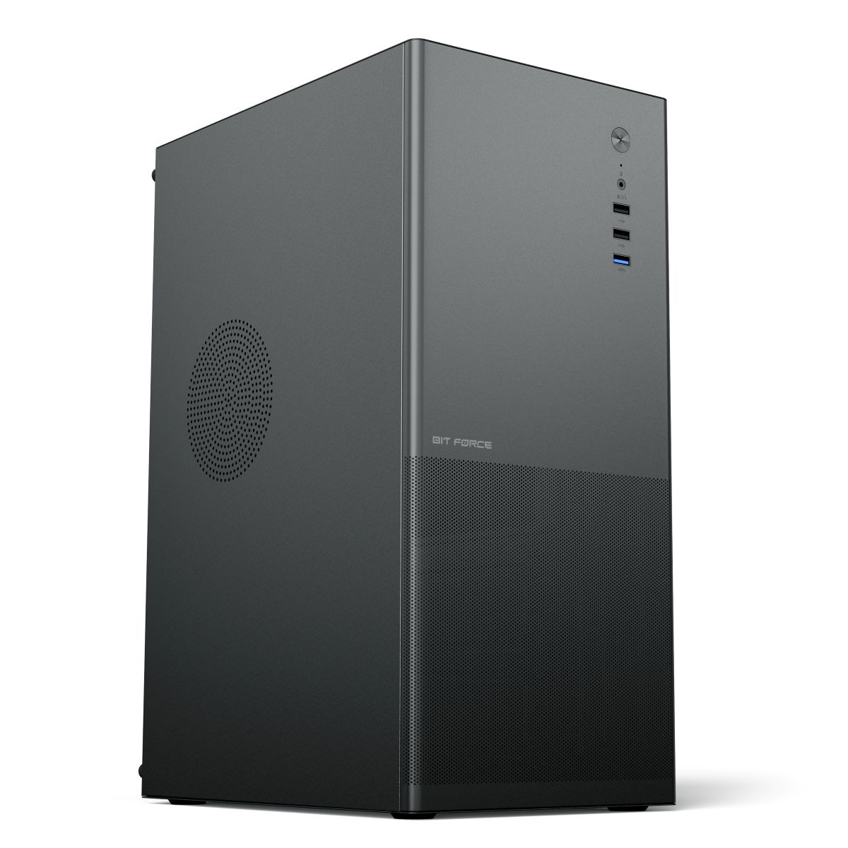 Kućište za računalo BIT FORCE MAGNUM BS-3 Mid Tower ATX bez napajanja, crna boja-0