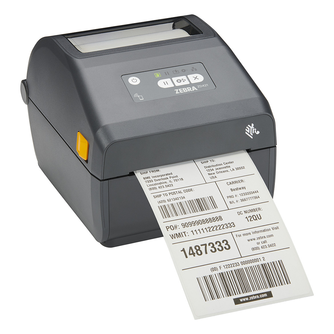 Printer ZEBRA ZD421c (termalni transfer printer za etikete, 300 dpi, Ethernet, USB)-0