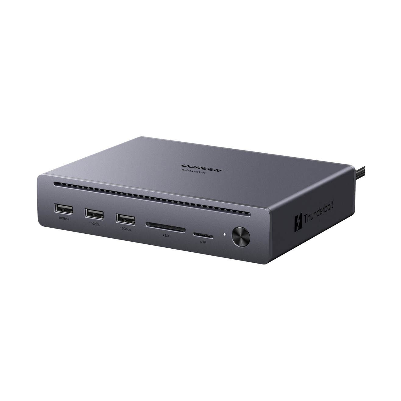 UGREEN Maxidok U712 10-u-1 Thunderbolt 5 Docking Station, siva