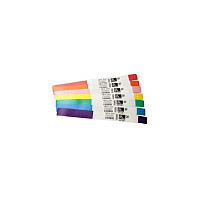 Zebra Z-Band UltraSoft - Adhesive - white, red - 25 x 279 mm 1050 pcs. (6 roll(s) (10015355-RK)