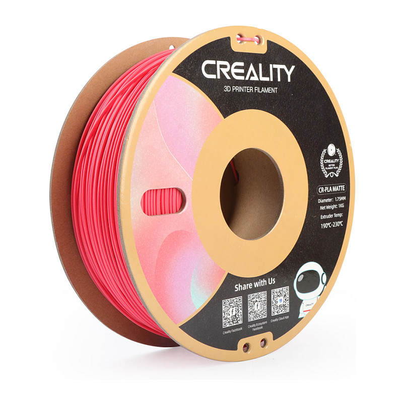 Filament za 3D printer CREALITY CR-PLA Matte 1.75mm (1kg) Matte Strawberry Red boja-0