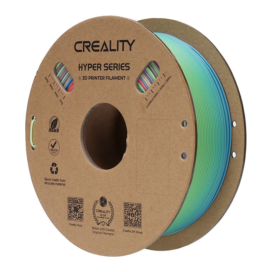Filament za 3D printer CREALITY PLA 1.75mm Rainbow W. Blossom Short (1 kg)