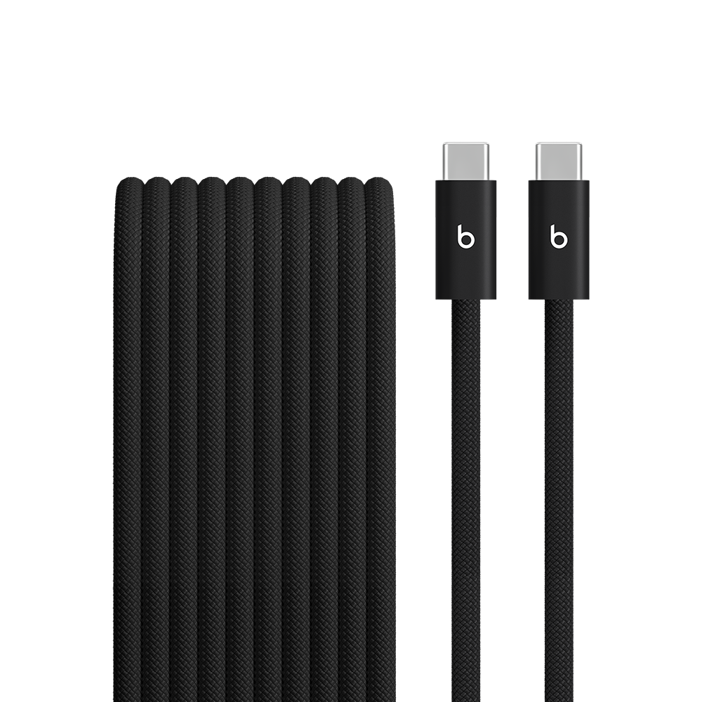 Beats pleteni USB-C na USB-C kabel 240W 3m, Bolt Black-1