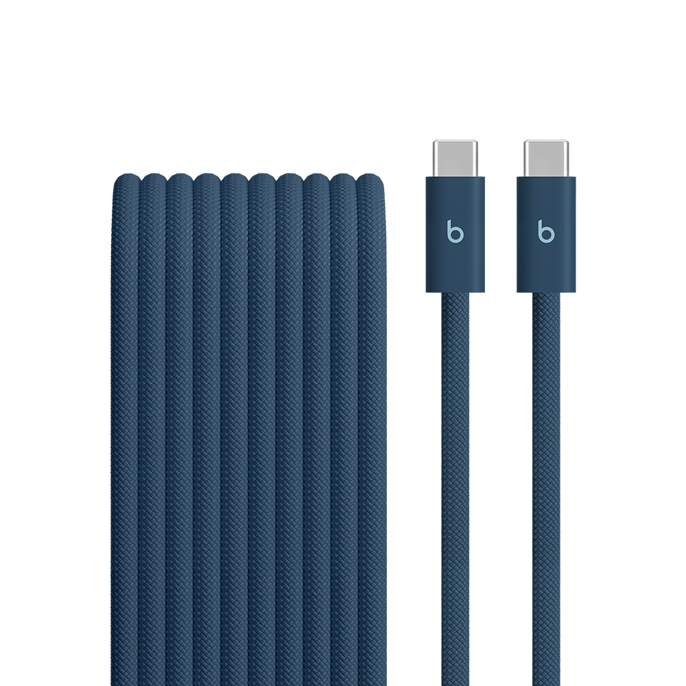 Beats 240W USB-C na USB-C pleteni kabel, 3m, Nitro Navy-1