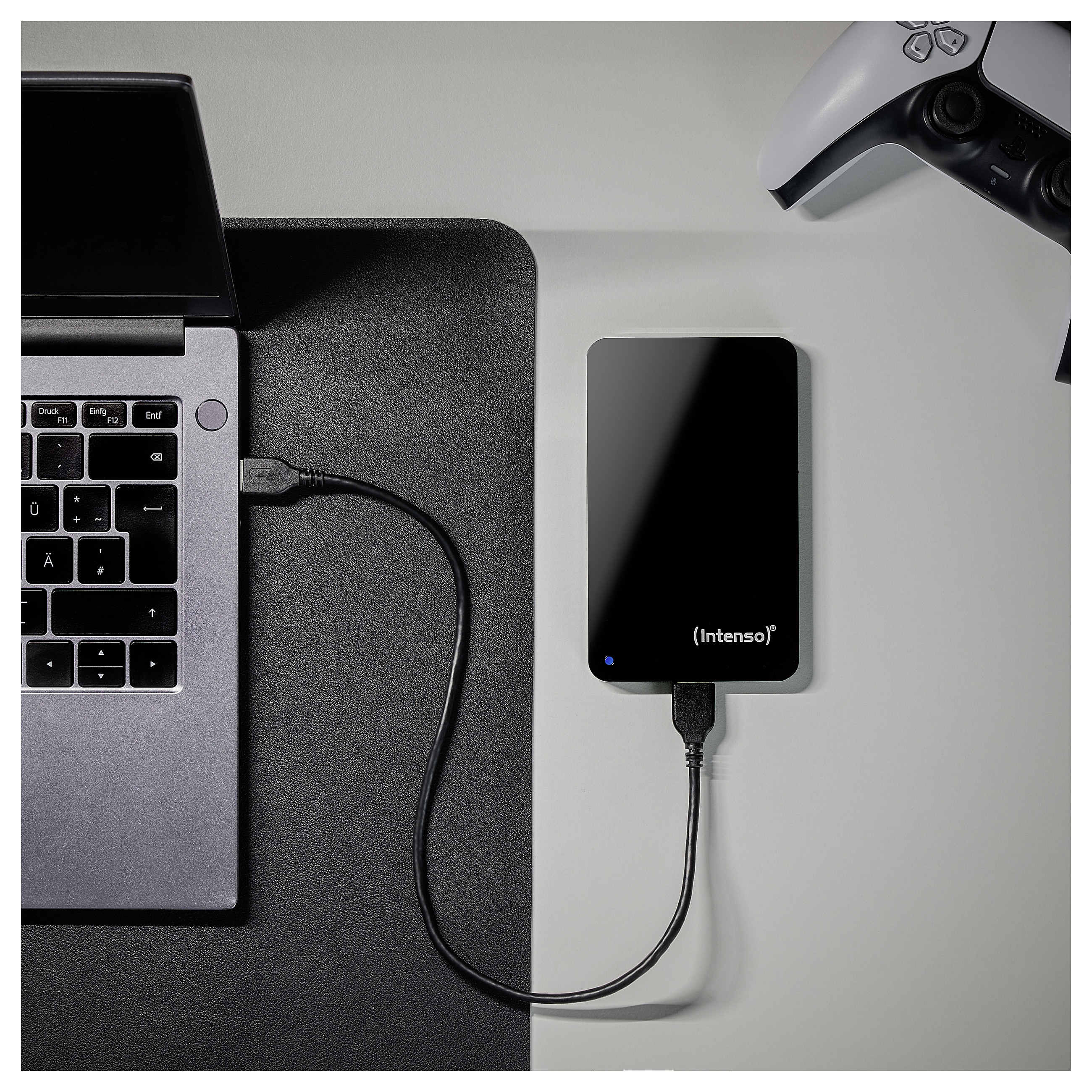 Prijenosni disk INTENSO Portable Hard Drive (1 TB, 2.5", USB 3.2, Refurbished, crna boja)-4