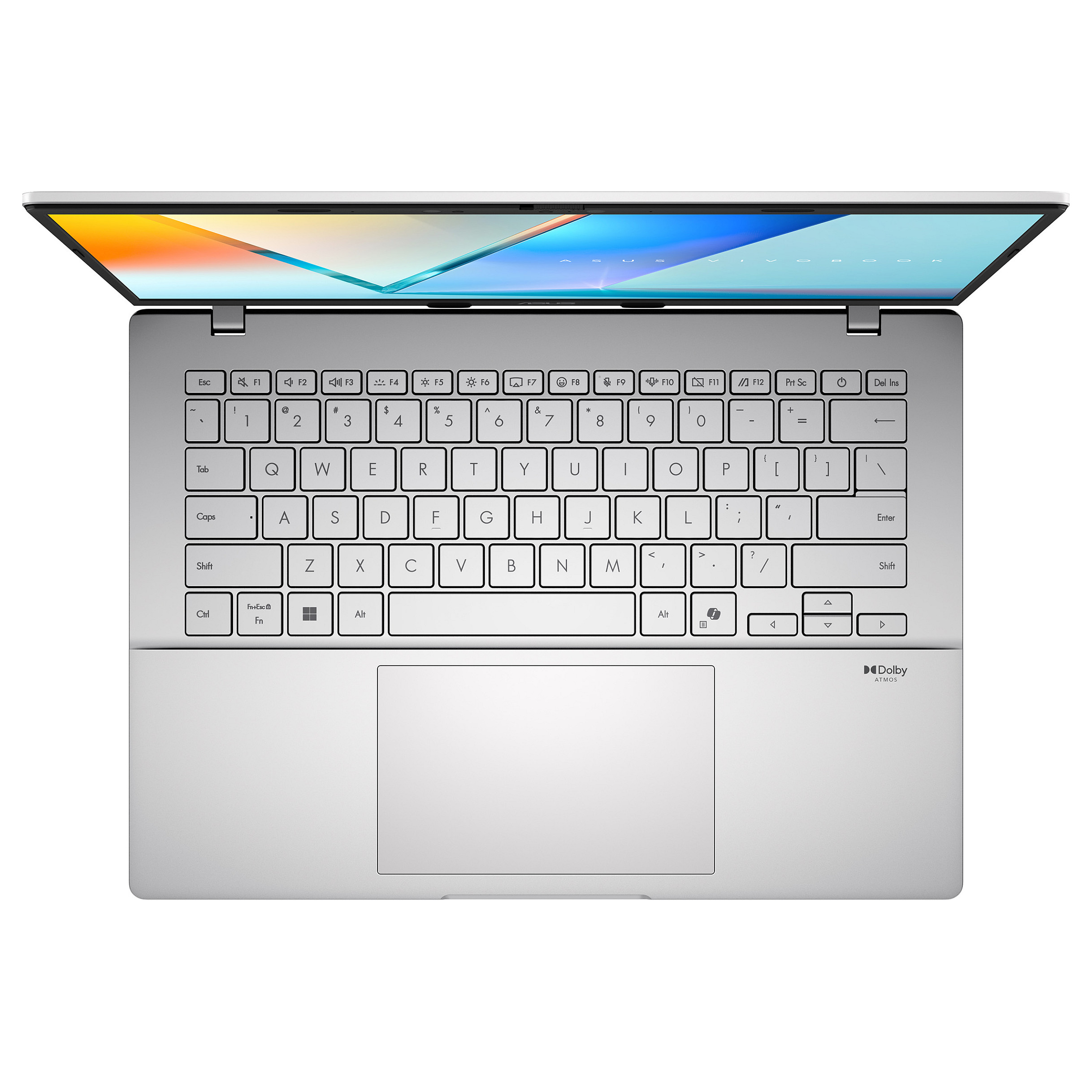 Laptop ASUS Vivobook S14 OLED M3407KA-DRSF046W (14", OLED, WUXGA, AMD Ryzen AI 7 350, 16 GB, 1 TB SSD, AMD Radeon Graphics, Windows 11 Home, French AZERTY layout, srebrna)-4