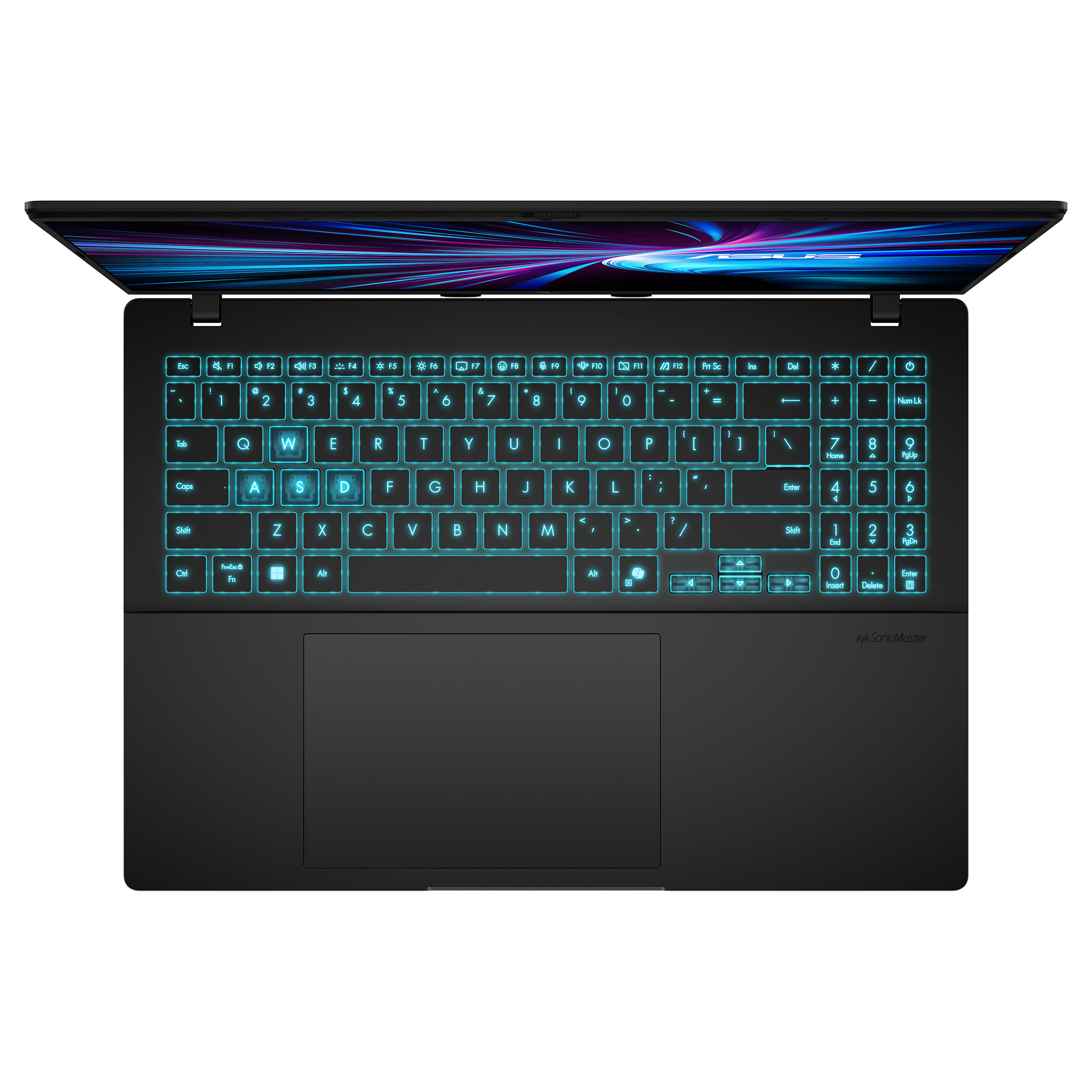 Laptop ASUS V16 V3607VM-RP008W (16", WUXGA, WUXGA, Intel Core 5 210H, 16 GB, 1 TB SSD, NVIDIA GeForce RTX 5060, Windows 11 Home, French AZERTY layout, crna)-4