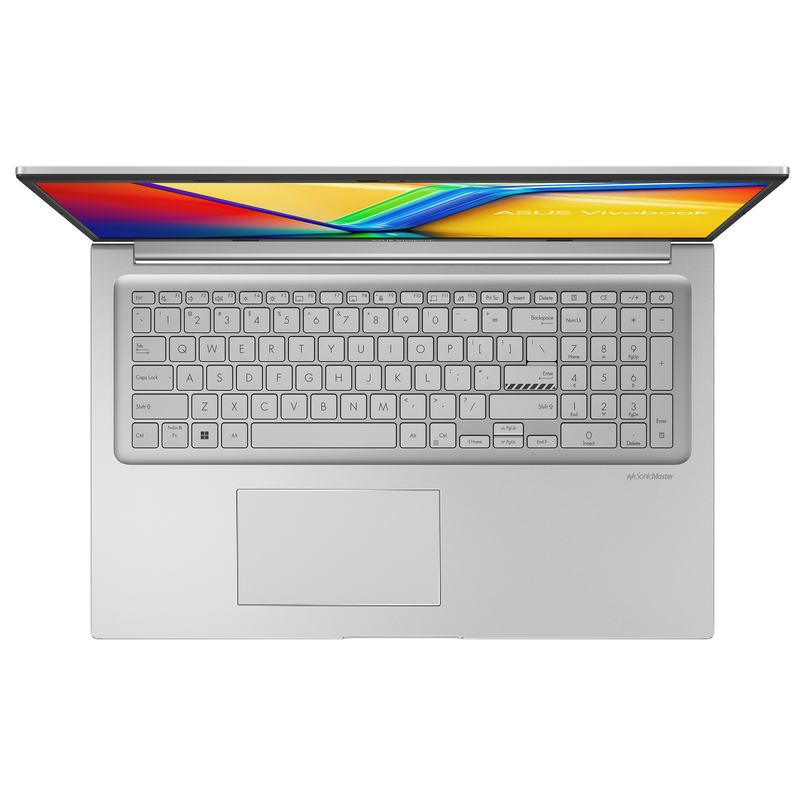 Laptop ASUS Vivobook 17 X1704VA-AU833 (17.3", IPS-Level, Full HD, Intel Core i7-1355U, 8 GB, 1 TB SSD, Intel Iris Xe Graphics, FreeDOS, French AZERTY layout, srebrna-8