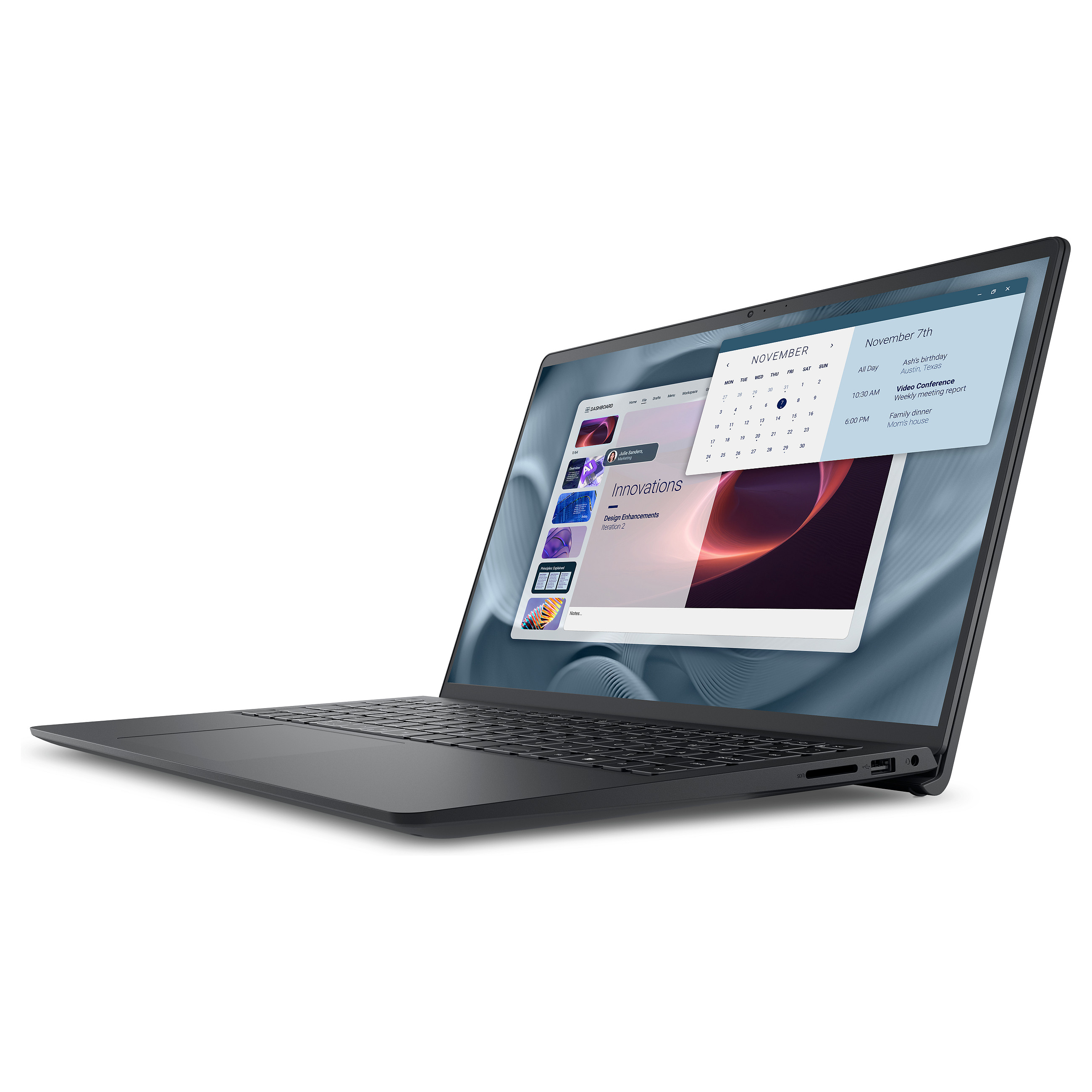 Laptop DELL Pro 15 Essential PV15250 (15.6", IPS, 1920 × 1080, Core i5 1334U, 16 GB, 512 GB SSD, Intel Iris Xe, Windows 11 Pro, non-HR tipkovnica, crna boja)-2