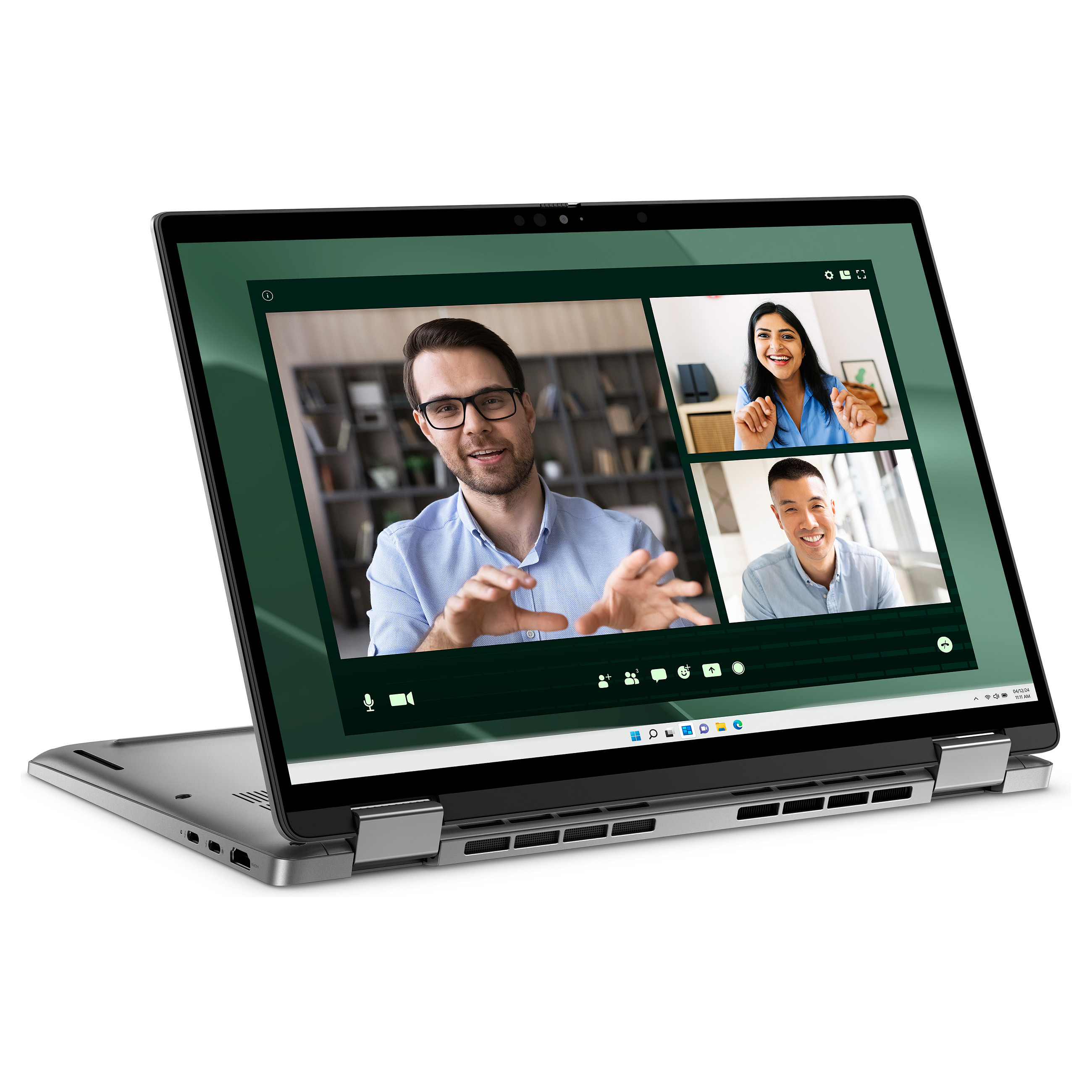Laptop DELL Latitude 7350 2-in-1 (13.3", IPS Touch, 2560 × 1600, Core Ultra 5 135U, 16 GB, 512 GB SSD, Intel Graphics, Windows 11 Pro, non-HR tipkovnica, siva boja)-1