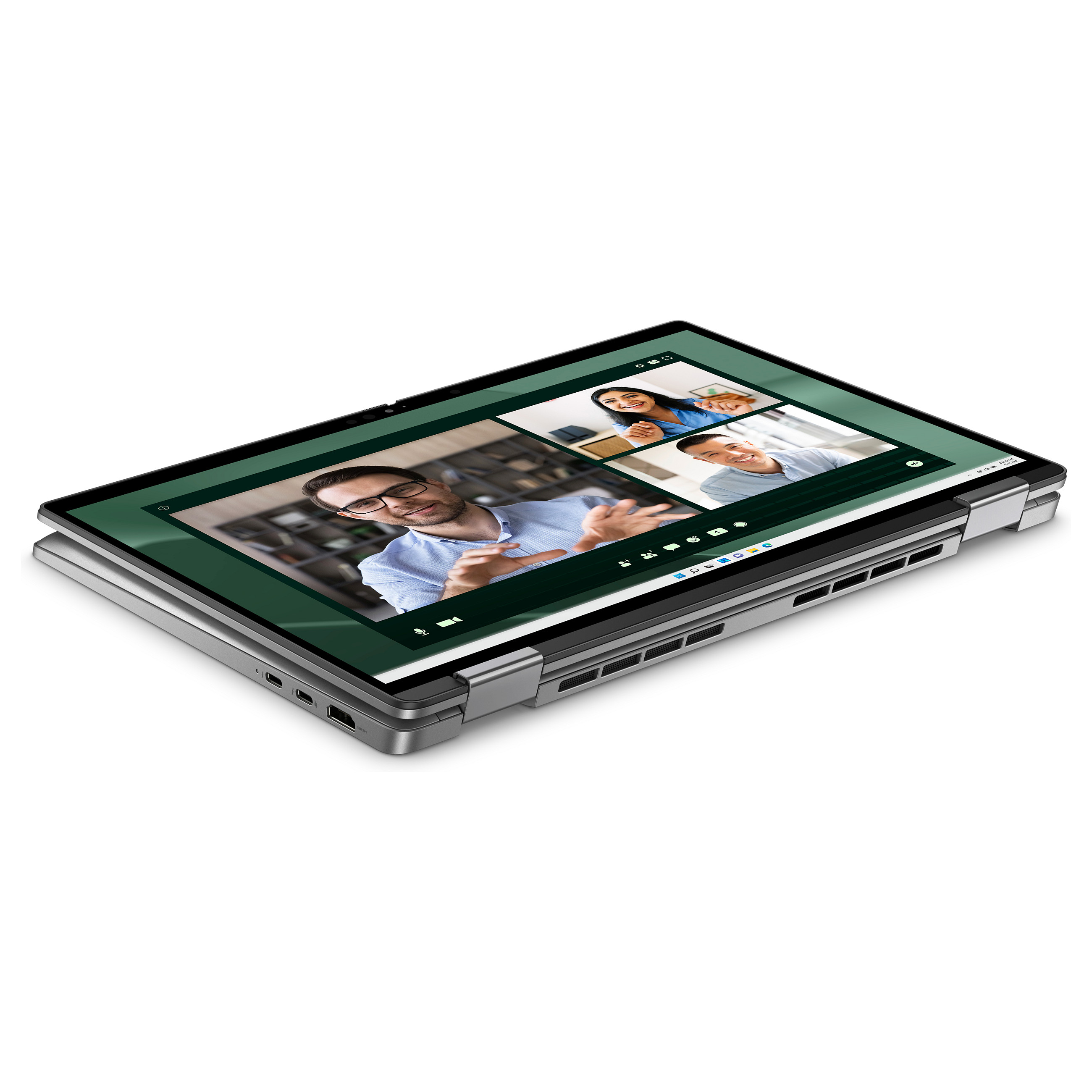 Laptop DELL Latitude 7350 2-in-1 (13.3", IPS Touch, 2560 × 1600, Core Ultra 5 135U, 16 GB, 512 GB SSD, Intel Graphics, Windows 11 Pro, non-HR tipkovnica, siva boja)-2