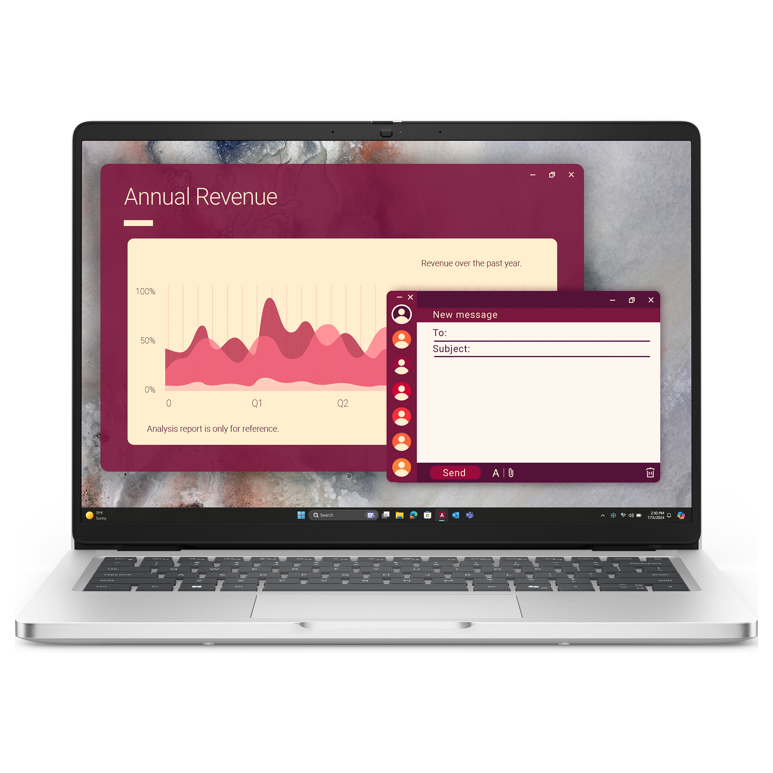 Laptop DELL Pro 14 PC14250 (14", IPS, 1920 × 1200, Core Ultra 7 255U, 16 GB, 512 GB SSD, Intel Graphics, Windows 11 Pro, non-HR tipkovnica, siva boja)