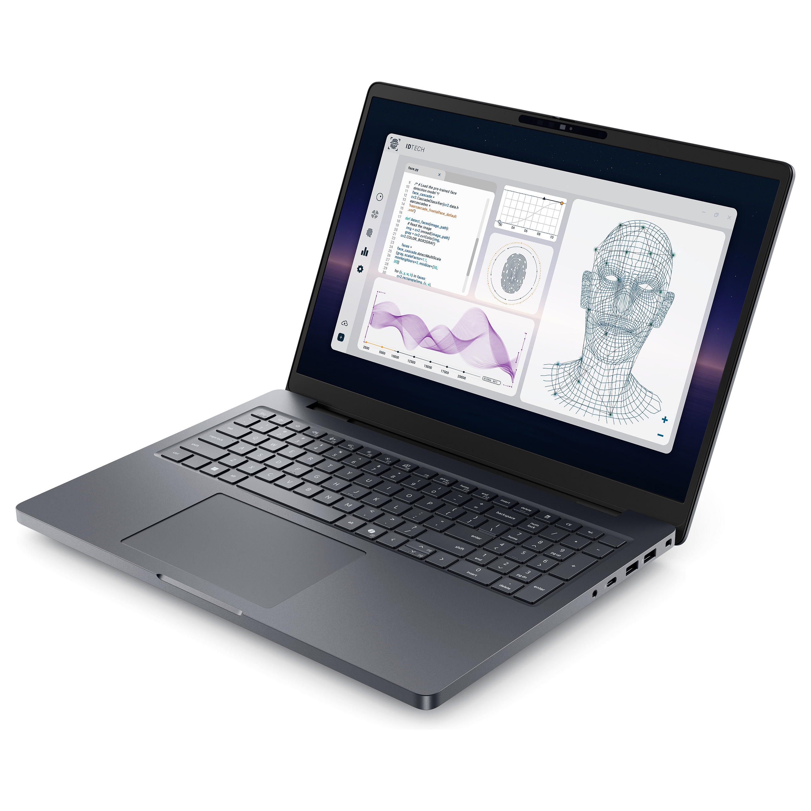 Laptop DELL Pro Max 16 Plus MB16250 (16", IPS, 1920 × 1200, Core Ultra 7 265HX, 32 GB, 1 TB SSD, RTX PRO 3000, Windows 11 Pro, non-HR tipkovnica, siva boja)-1