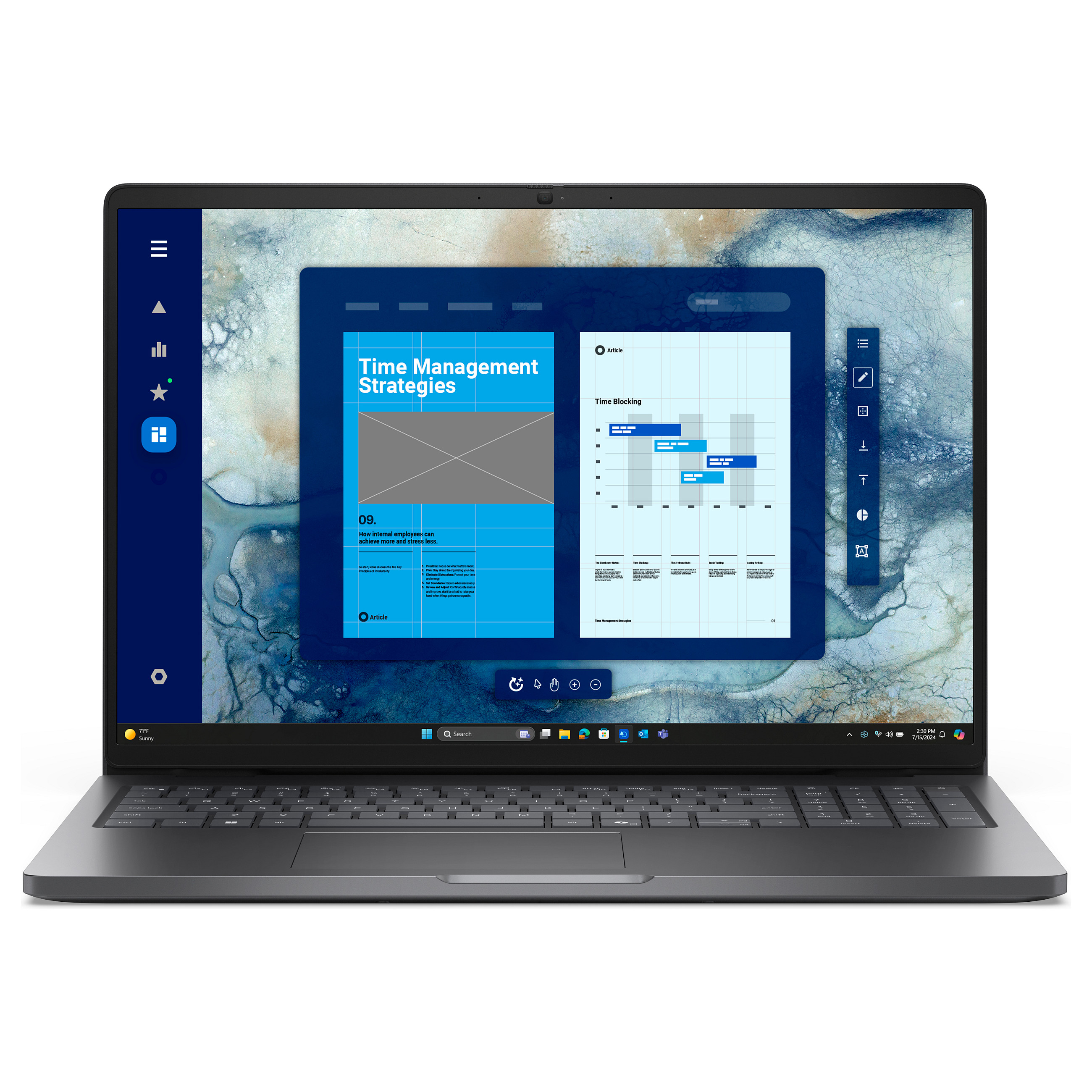 Laptop DELL Pro 16 PC16250 (16", IPS, 1920 × 1200, Core Ultra 5 225U, 16 GB, 512 GB SSD, Intel Graphics, Windows 11 Pro, non-HR tipkovnica, crna boja)-0
