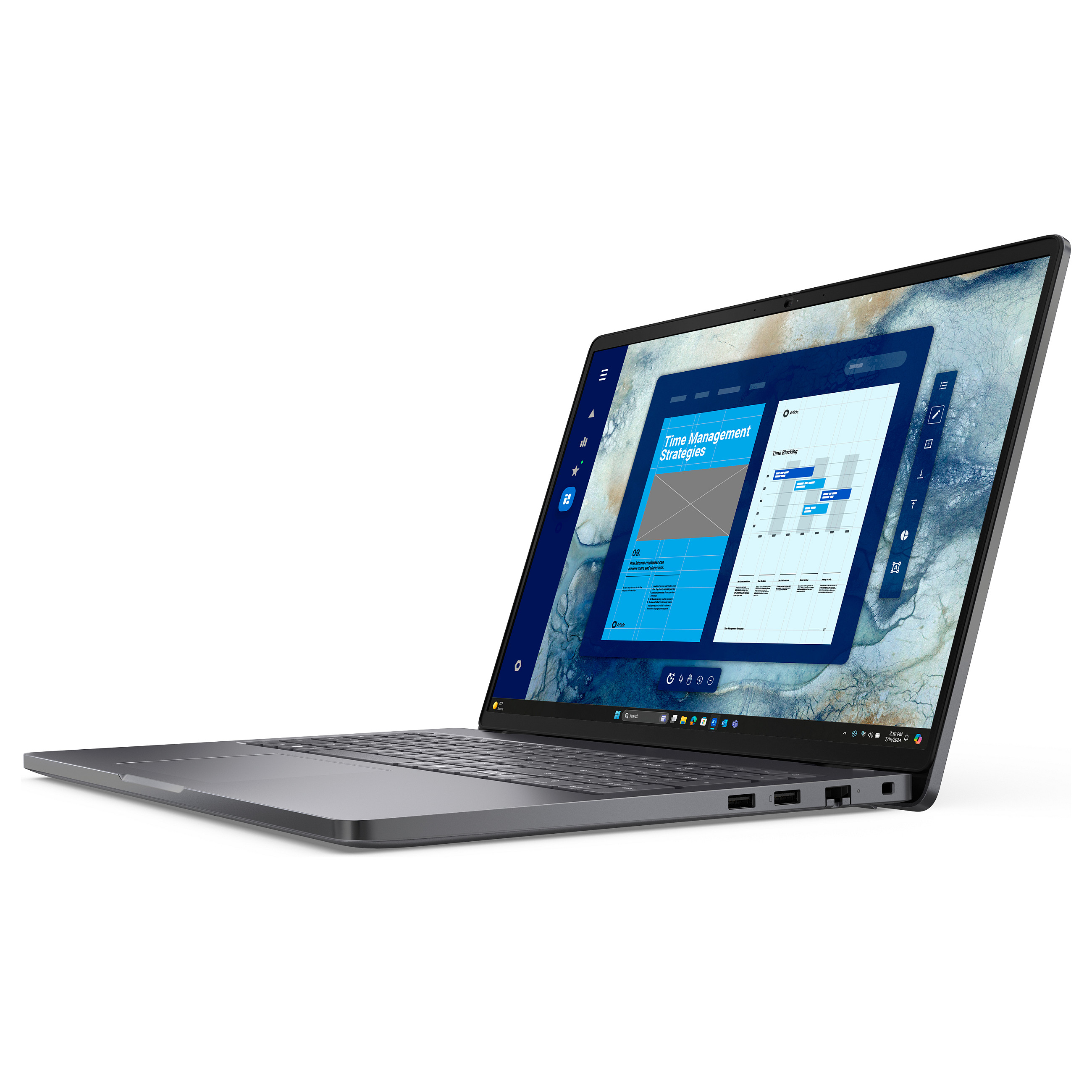Laptop DELL Pro 16 PC16250 (16", IPS, 1920 × 1200, Core Ultra 5 225U, 16 GB, 512 GB SSD, Intel Graphics, Windows 11 Pro, non-HR tipkovnica, crna boja)-2