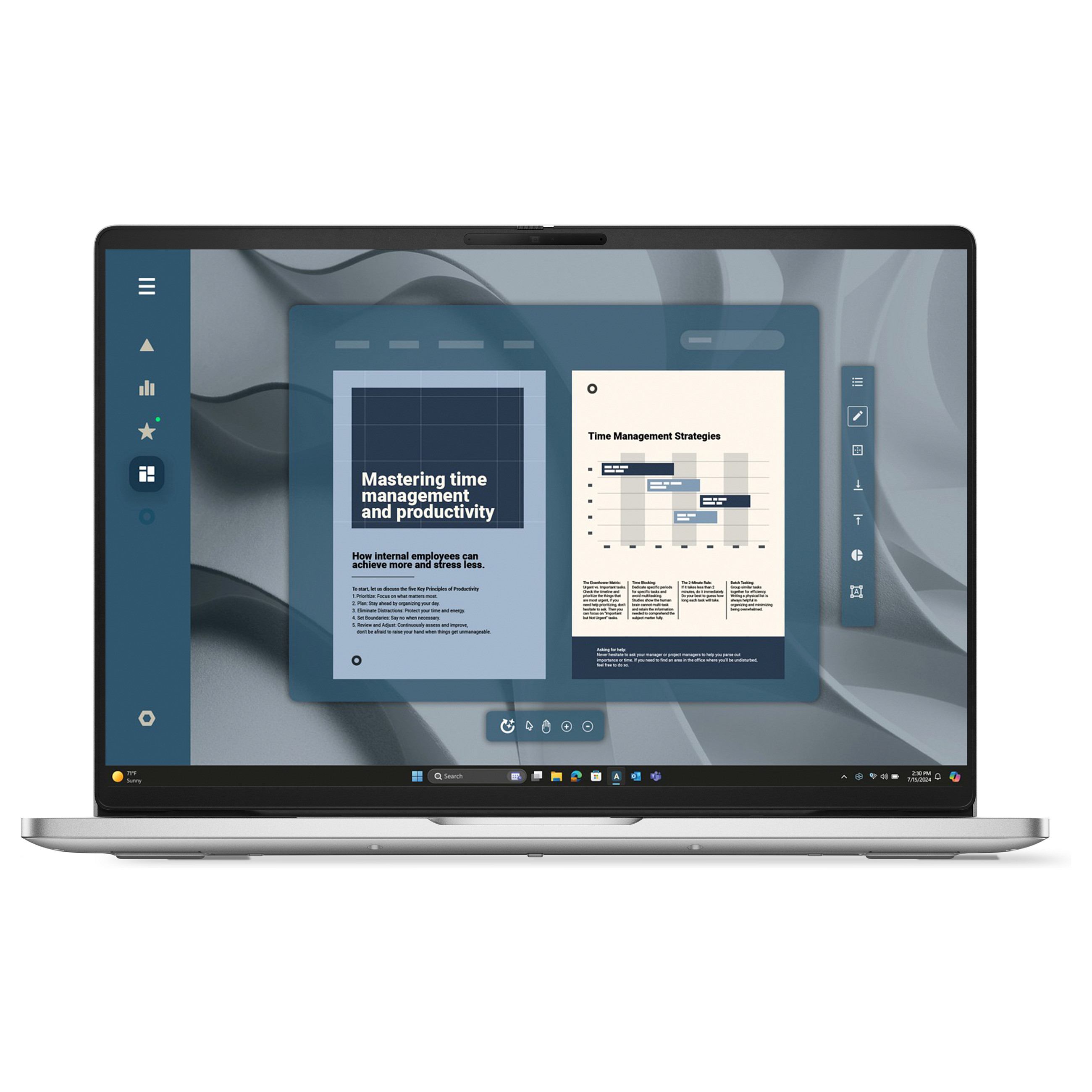 Laptop DELL Pro 16 PC16255 (16", IPS, 1920 × 1200, Ryzen AI 5 340, 16 GB, 512 GB SSD, Radeon 840M, Windows 11 Pro, non-HR tipkovnica, srebrna boja)-0