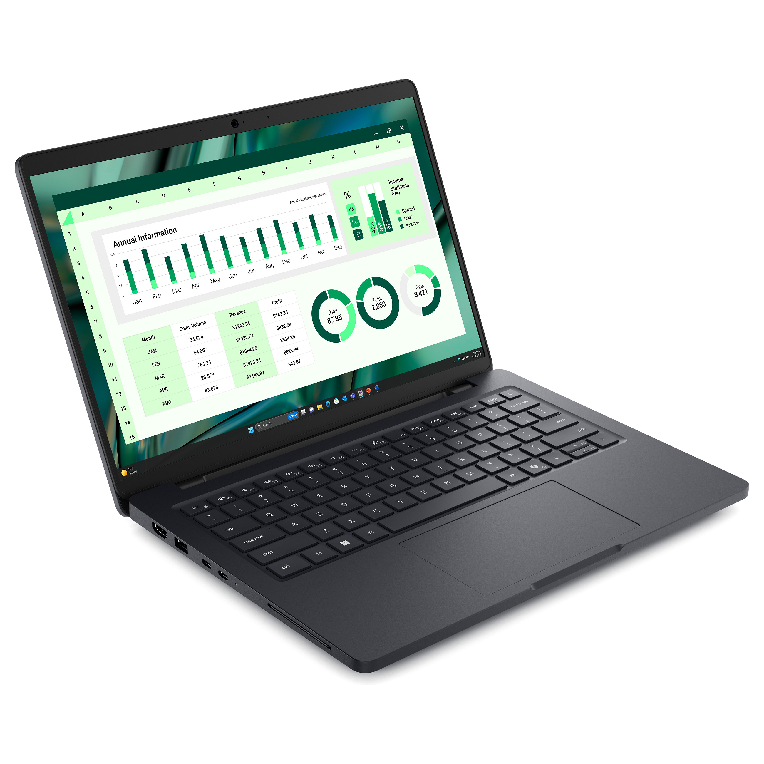Laptop DELL Pro Max 14 (14", WVA, Full HD, Intel Core Ultra 7 265H, 32 GB, 1 TB SSD, NVIDIA RTX PRO 500 Blackwell, Windows 11 Pro, DE tipkovnica, crna)-1