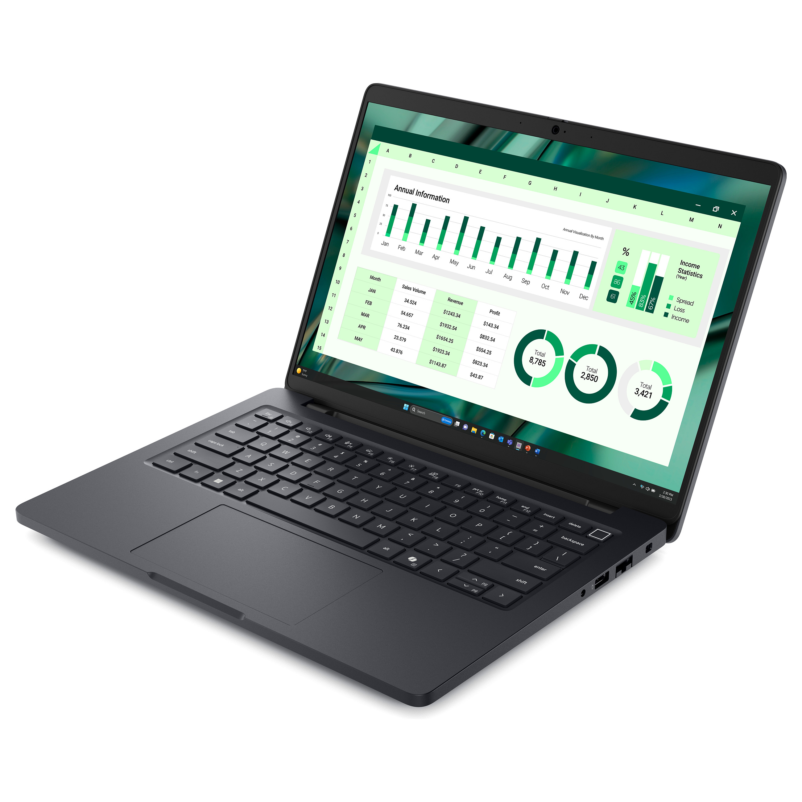 Laptop DELL Pro Max 14 (14", WVA, Full HD, Intel Core Ultra 7 265H, 32 GB, 1 TB SSD, NVIDIA RTX PRO 500 Blackwell, Windows 11 Pro, DE tipkovnica, crna)-2