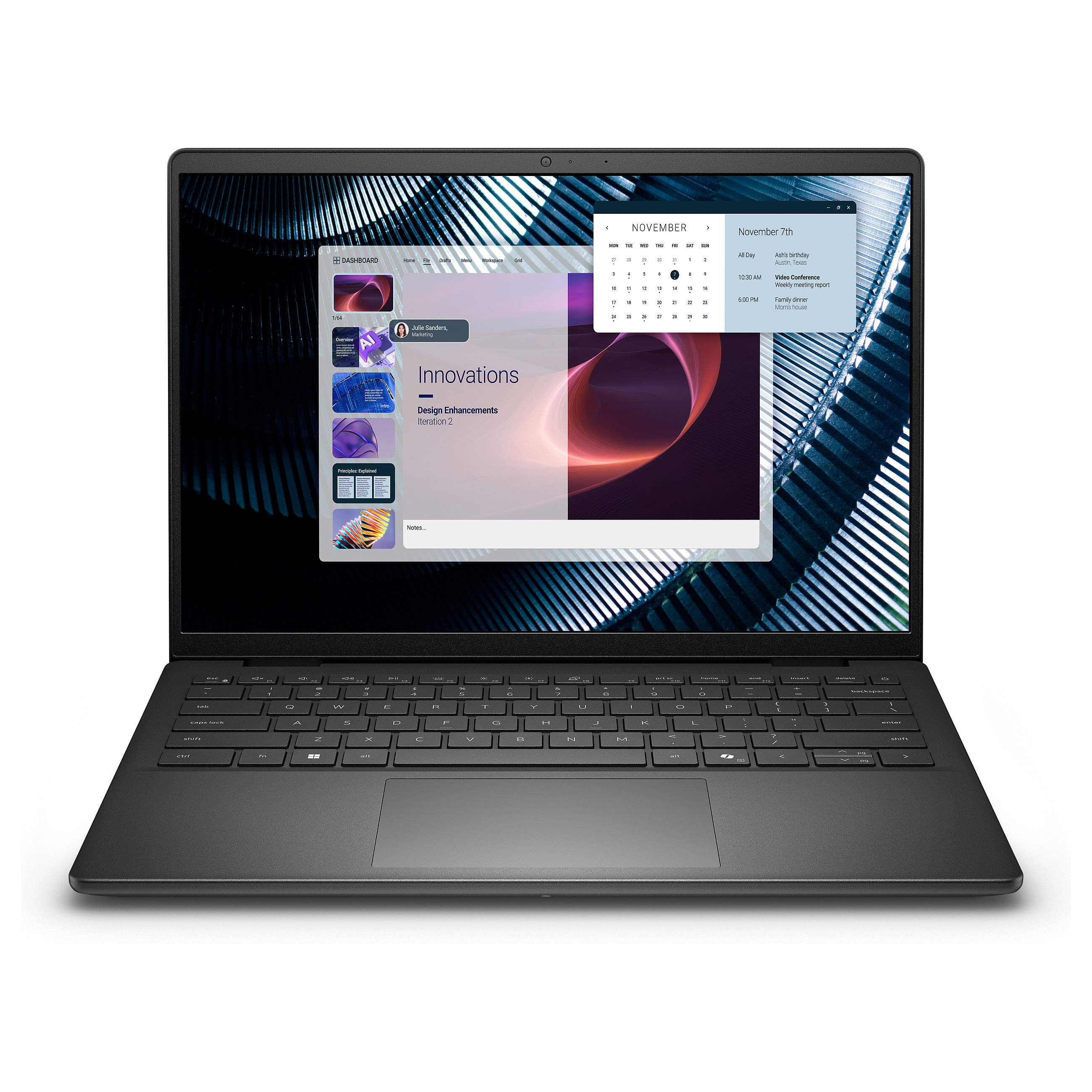 Laptop DELL Pro 14 Essential (14", WVA, WUXGA, Intel Core 5 120U, 16 GB, 512 GB SSD, Intel Graphics, Windows 11 Pro, DE tipkovnica, crna)