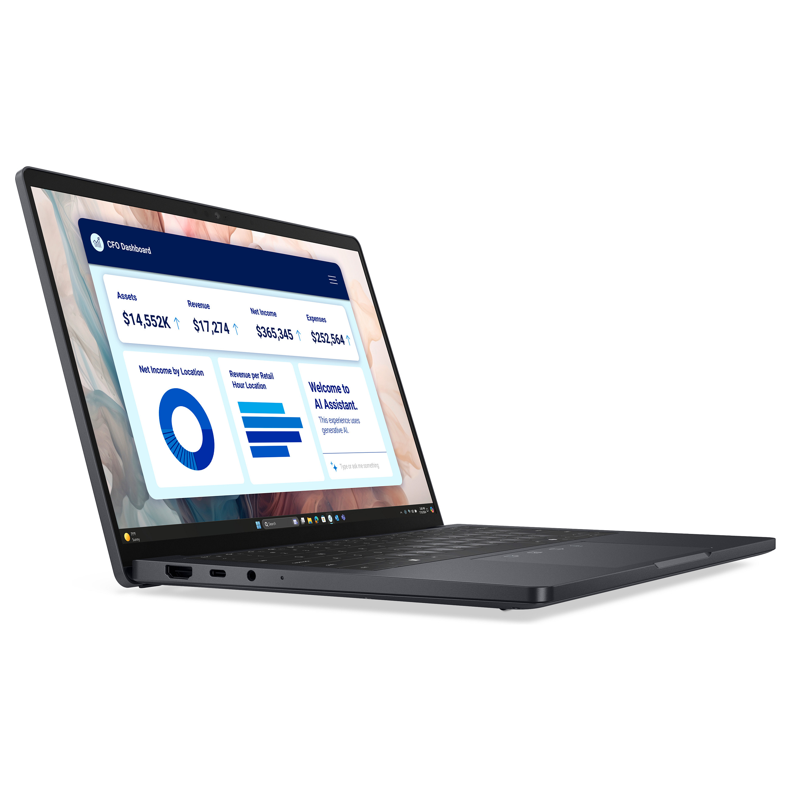 Laptop DELL Pro 13 Premium (13.3", IPS, QHD, Intel Core Ultra 7 268V, 32 GB, 512 GB SSD, Intel Arc Graphics 140V, Windows 11 Pro, DE tipkovnica, siva)-2