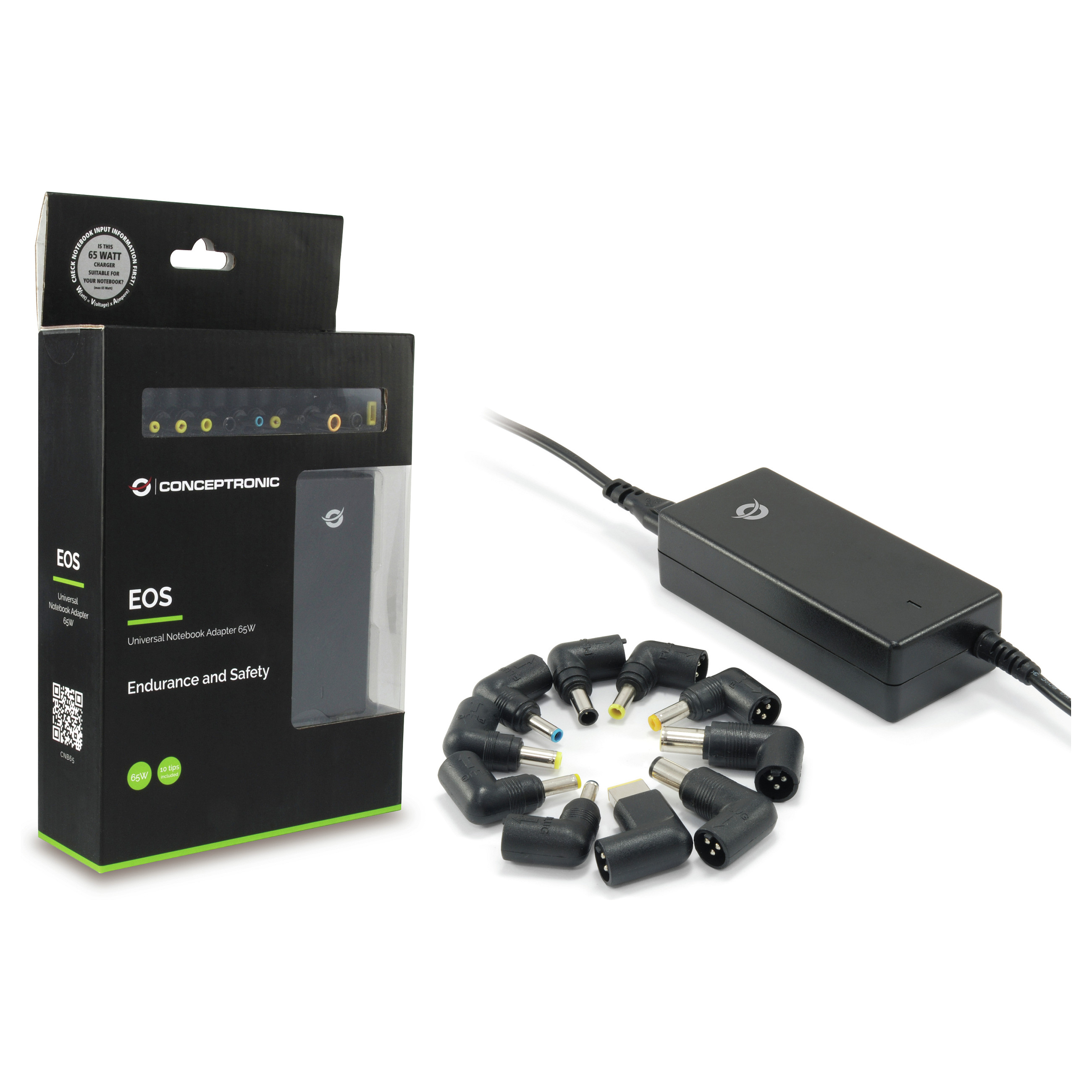 Univerzalni punjač za laptop CONCEPTRONIC ALTHEA05B 65W (10 nastavaka)-1