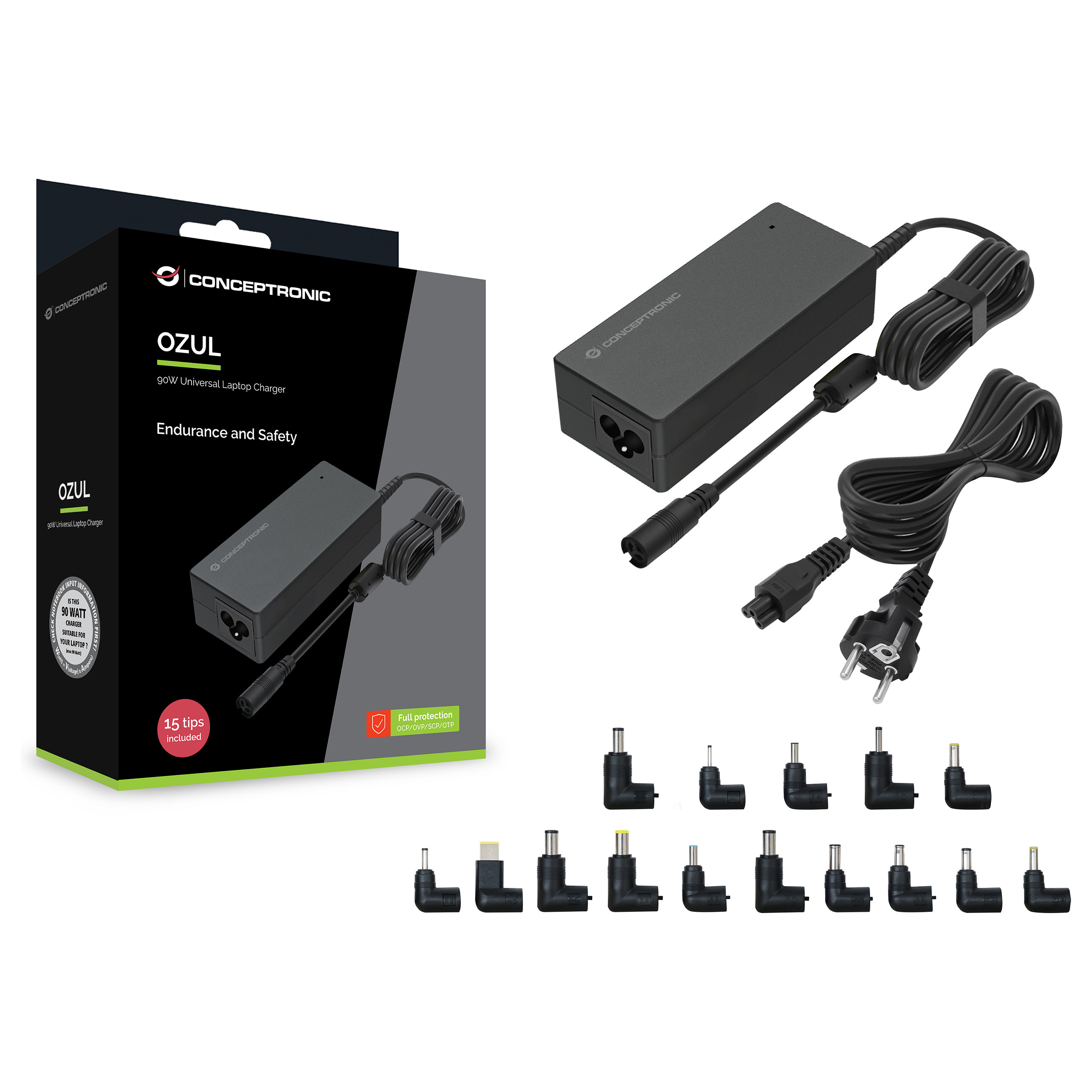 Univerzalni punjač za laptop CONCEPTRONIC ALTHEA05B 90W (15 nastavaka)-3